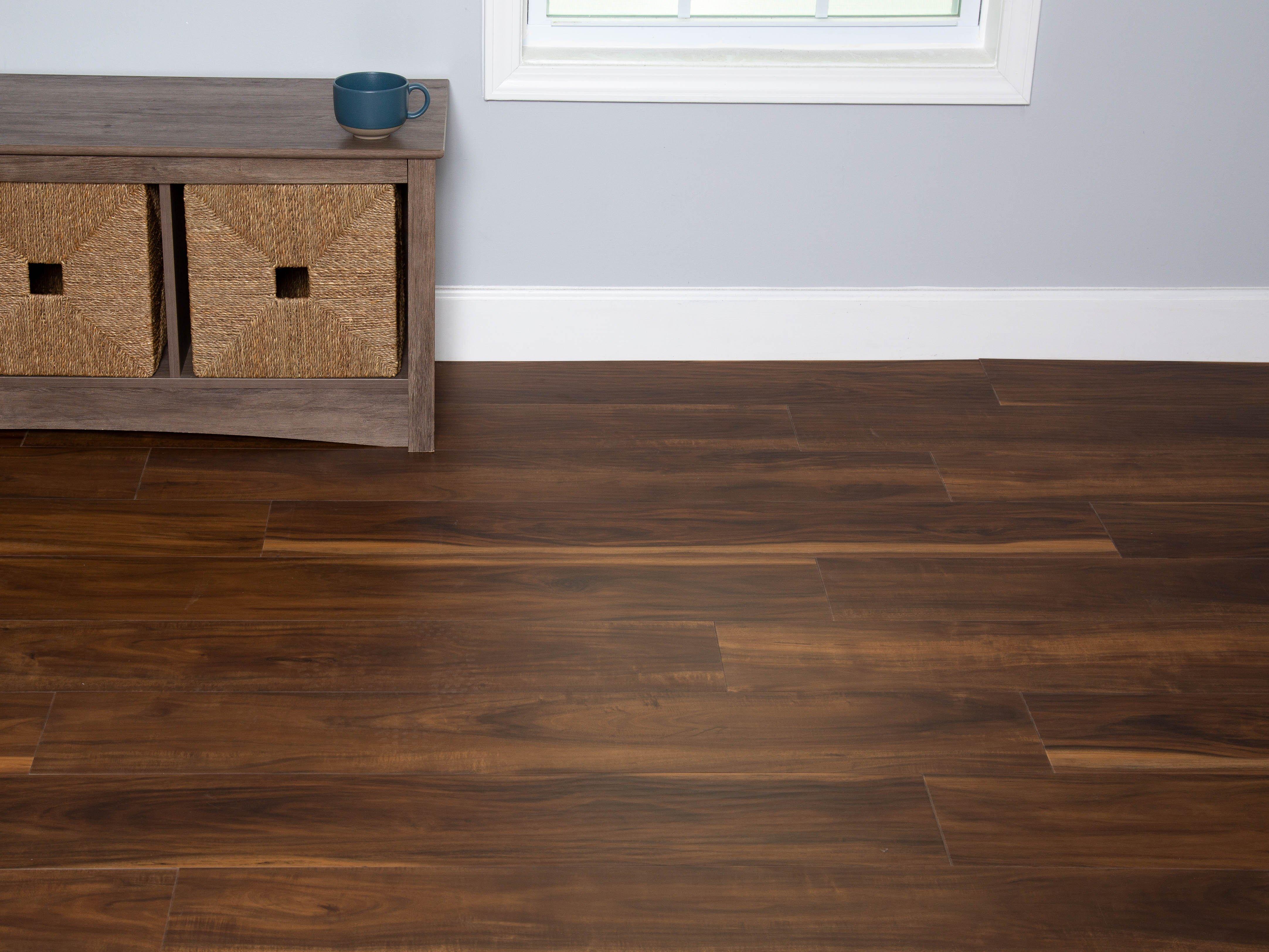 Ambient - Rigid Core Luxury Vinyl Plank, Waterproof LVP Flooring Sample,  Color: Wilde Acacia : : Home Improvement