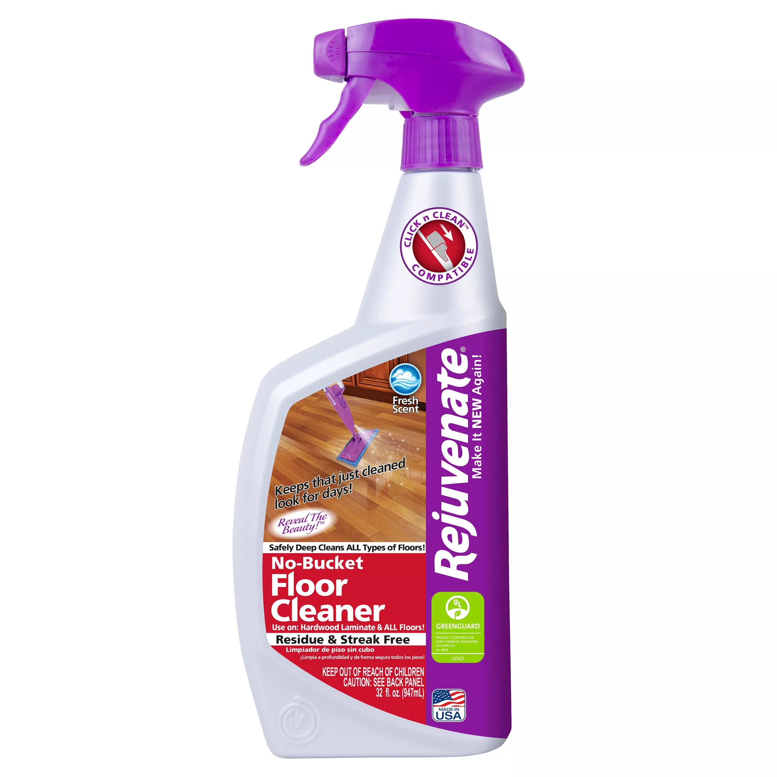 Rejuvenate Floor Cleaner - No Bucket Needed