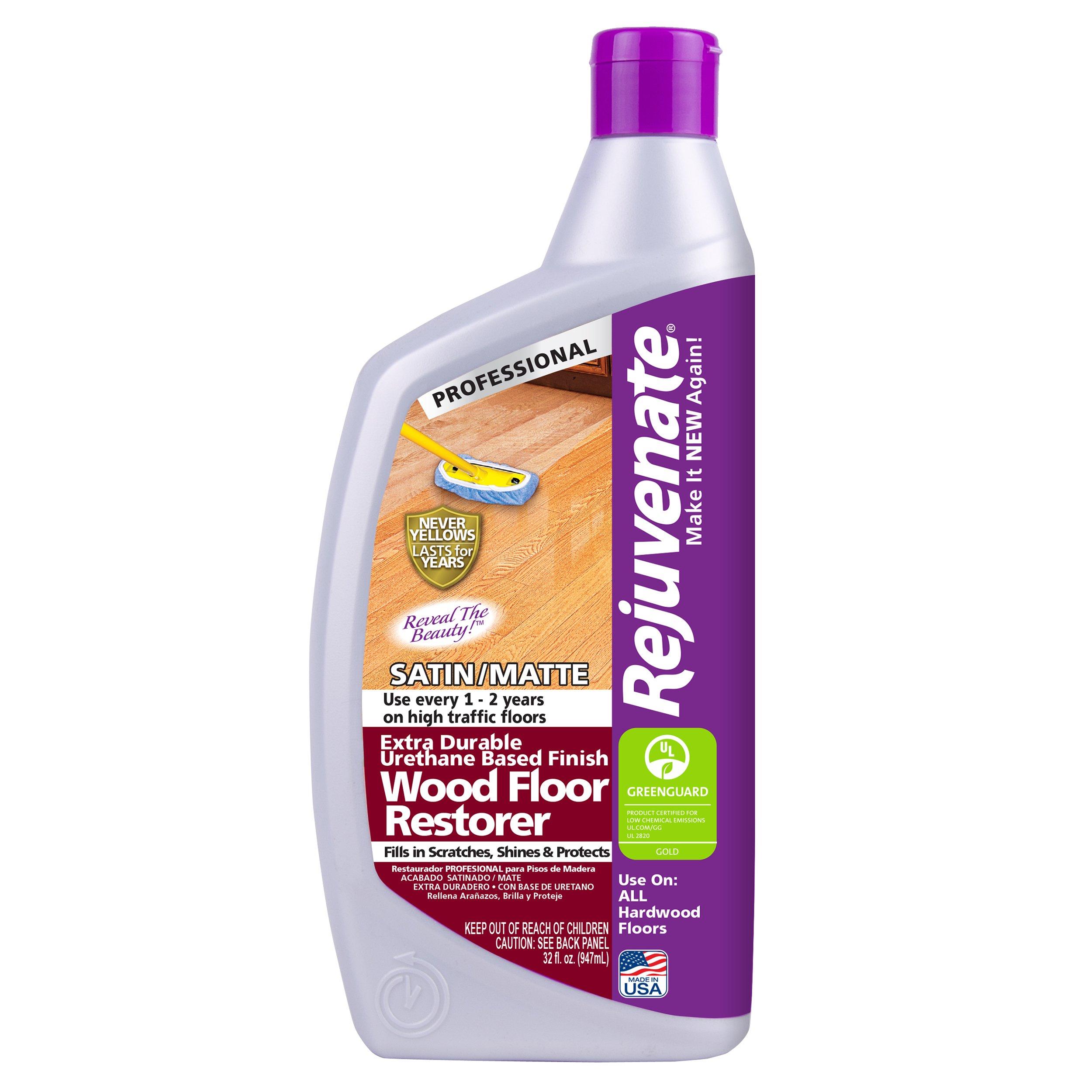 Rejuvenate Professional Satin Finish Wood Floor Restorer - 32 fl oz bottle