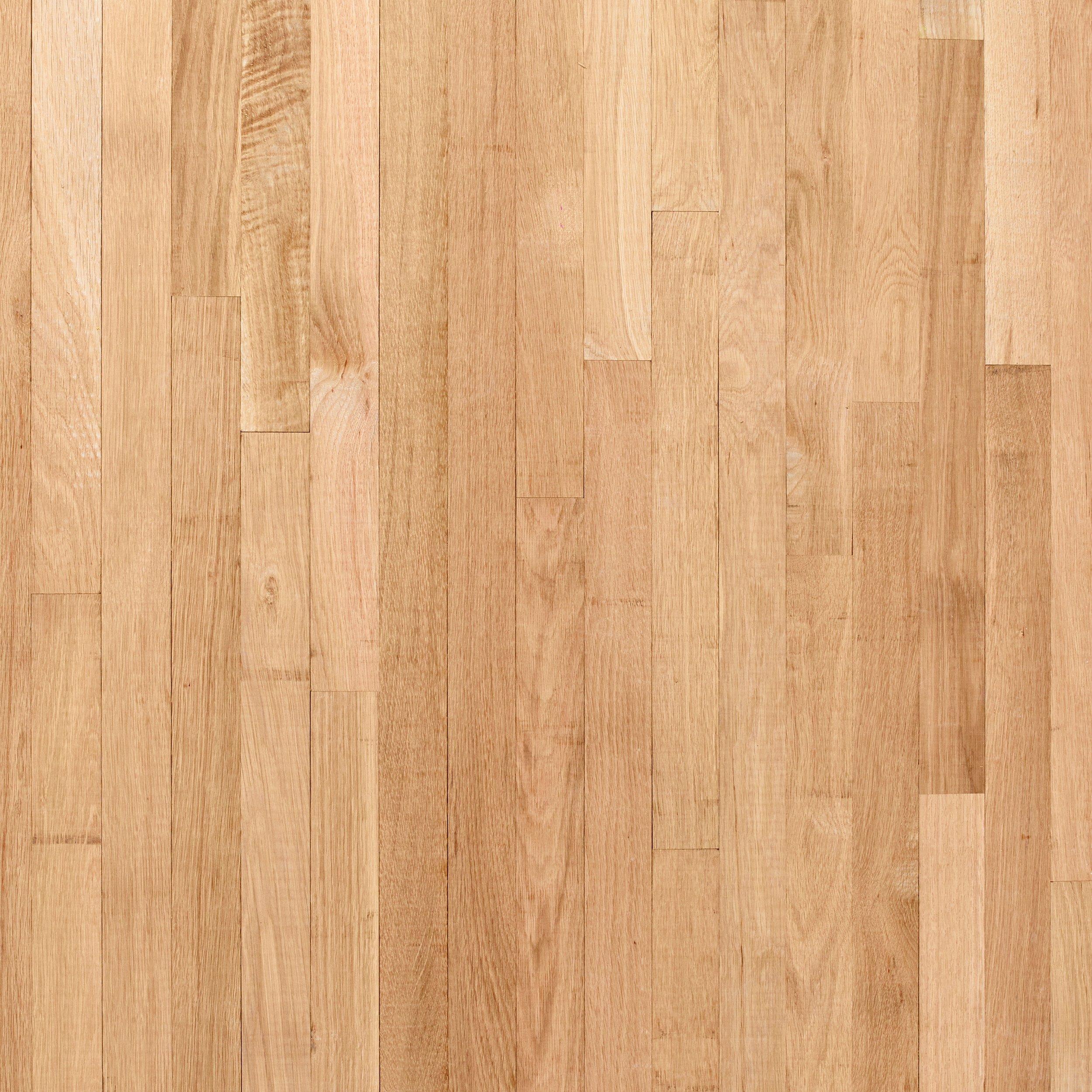 Unfinished white oak deals flooring