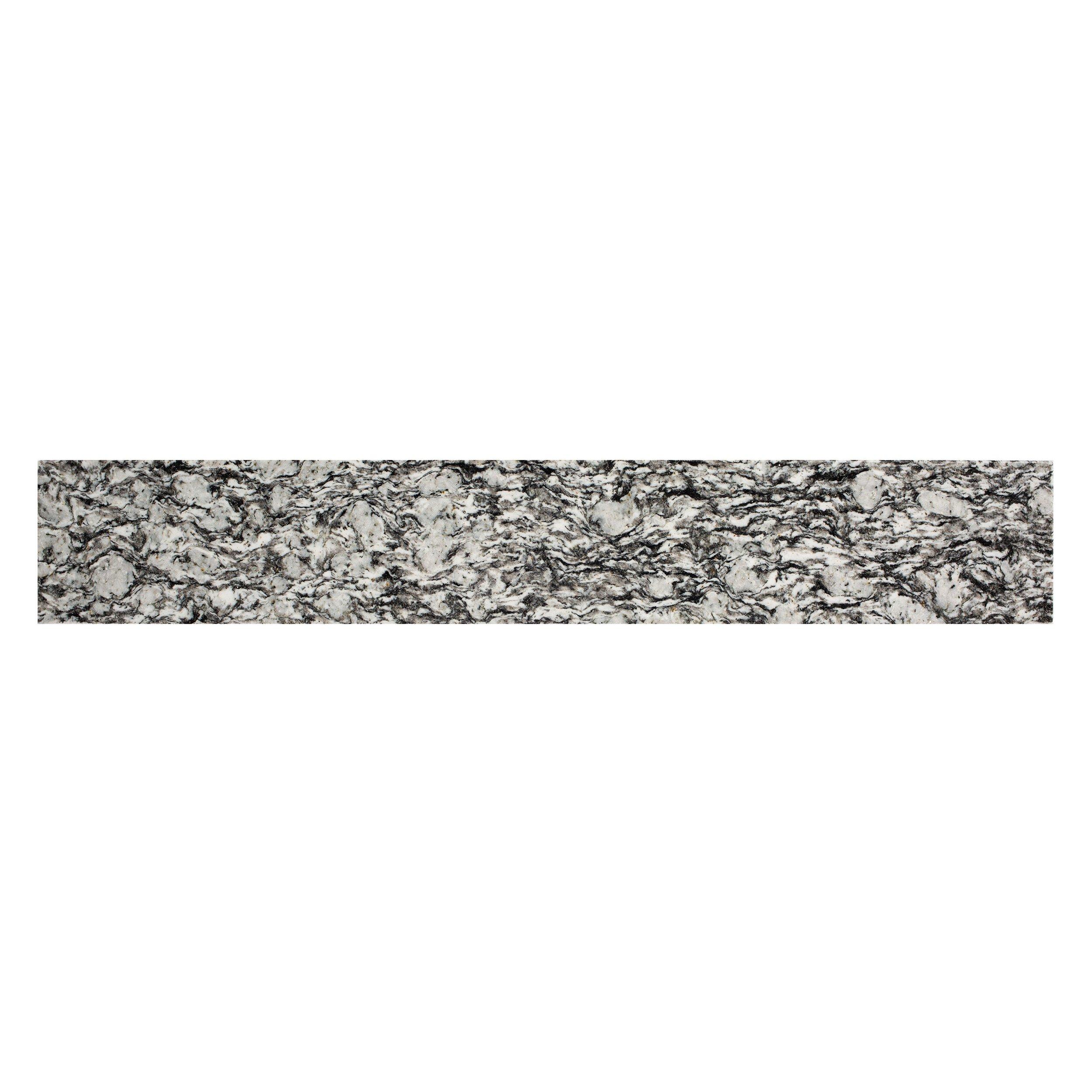 Bianco Carrara Marble Side Splash 21 1/4 x 4 x 3/4 100587369