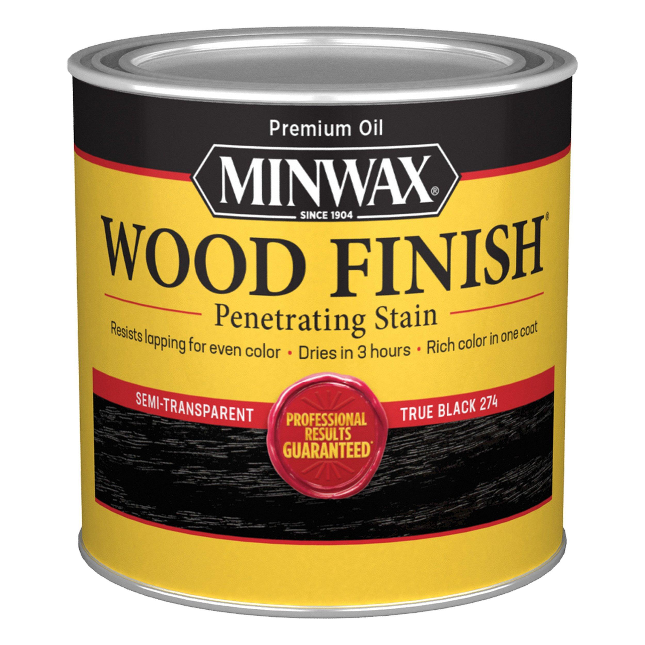 Minwax True Black 274 Wood Finish Stain