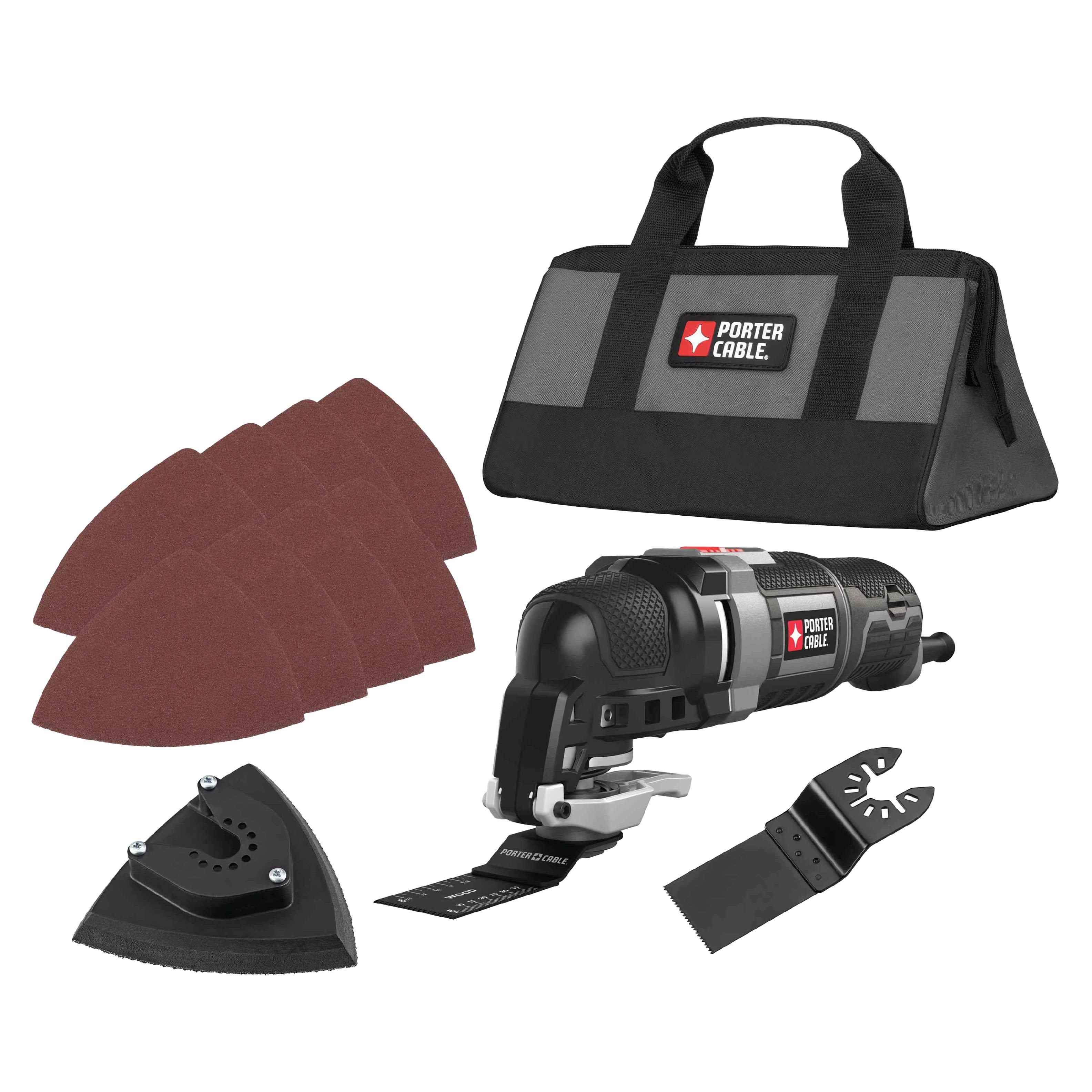 Porter Cable 3.0 AMP 11 Piece Oscillating Tool Kit