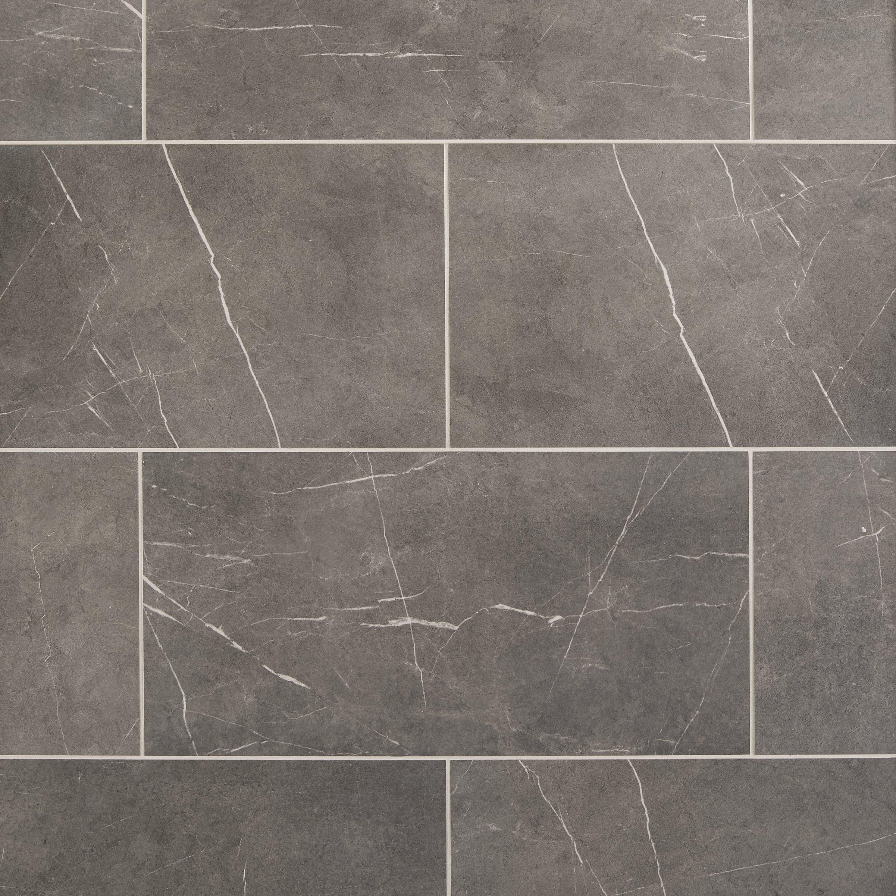Avon Gray Satin Porcelain Tile