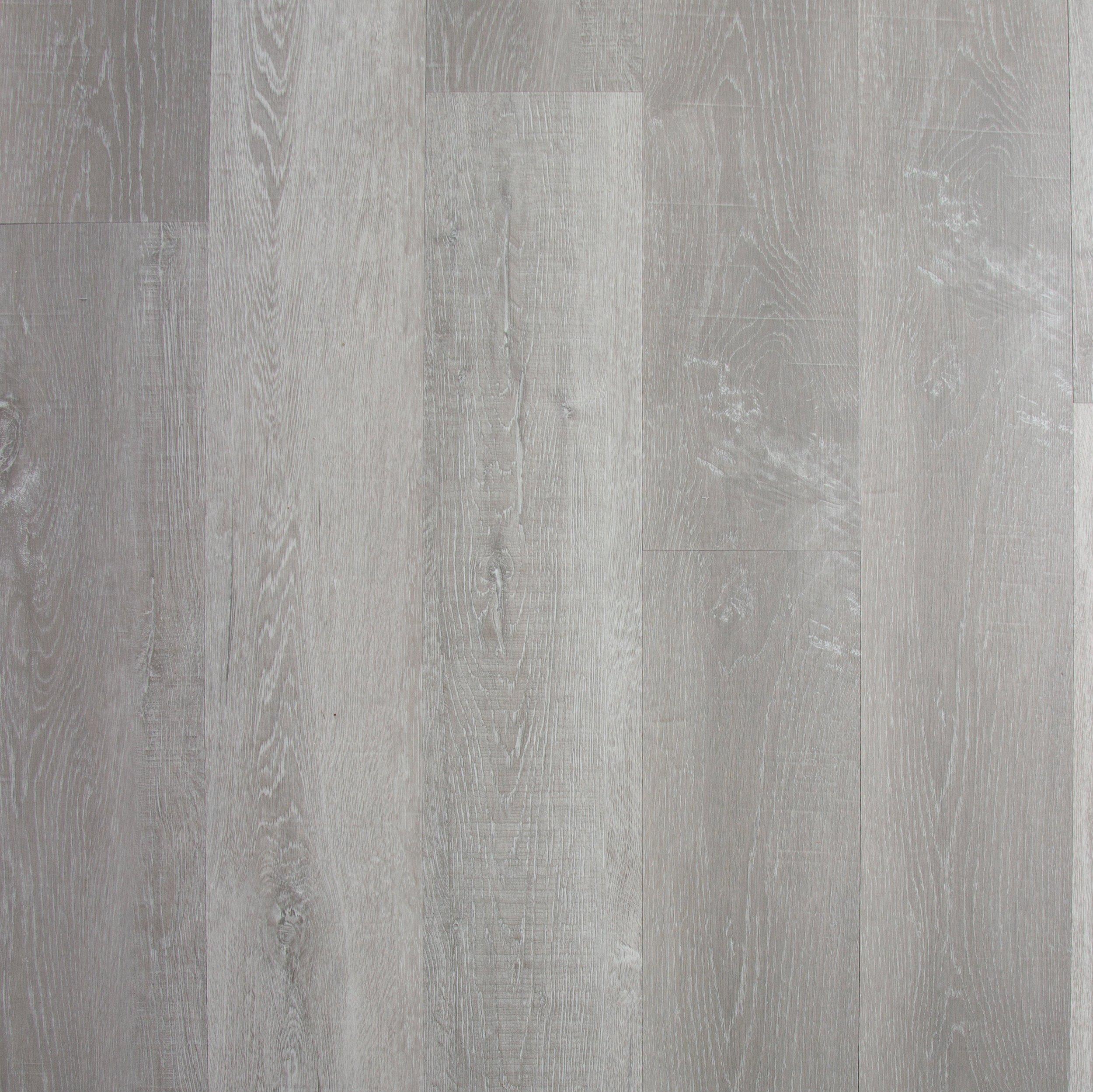 Soft Grey Oak Rigid Core Luxury Vinyl Plank - Cork Back
