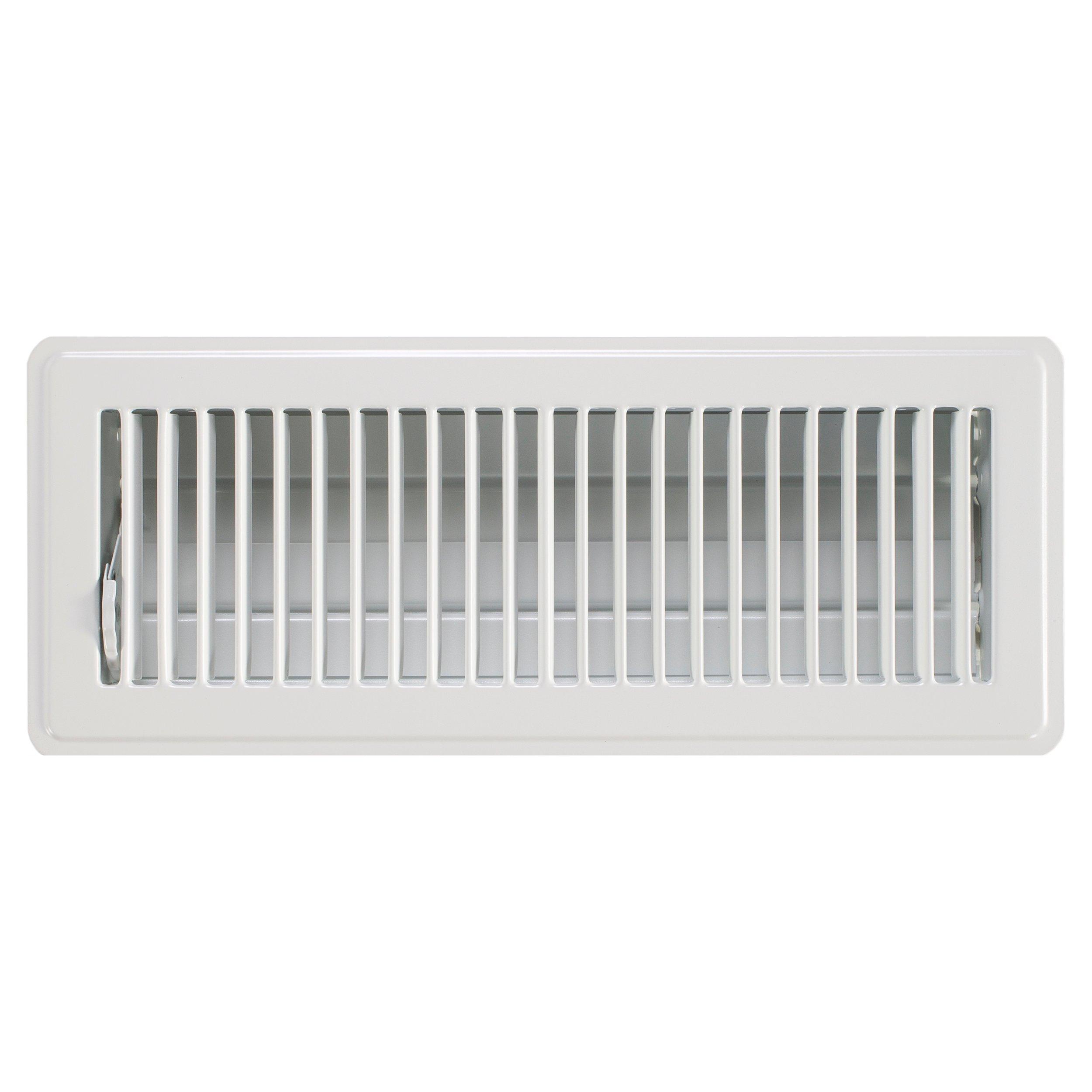 White Floor Register
