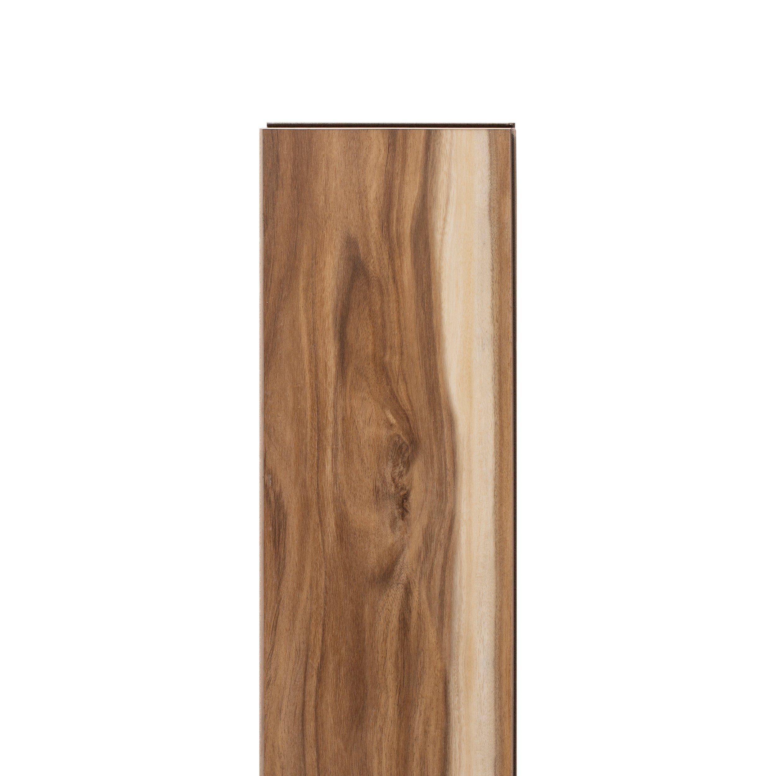 Spalted Exotic Rigid Core Luxury Vinyl Plank - Cork Back