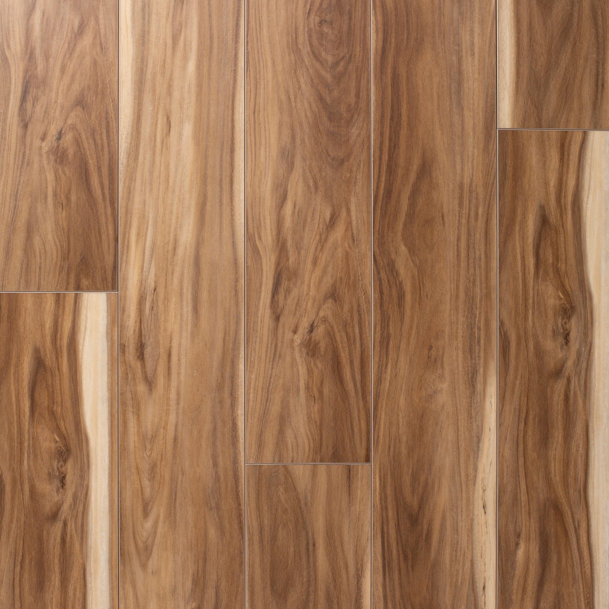Spalted Exotic Rigid Core Luxury Vinyl Plank - Cork Back