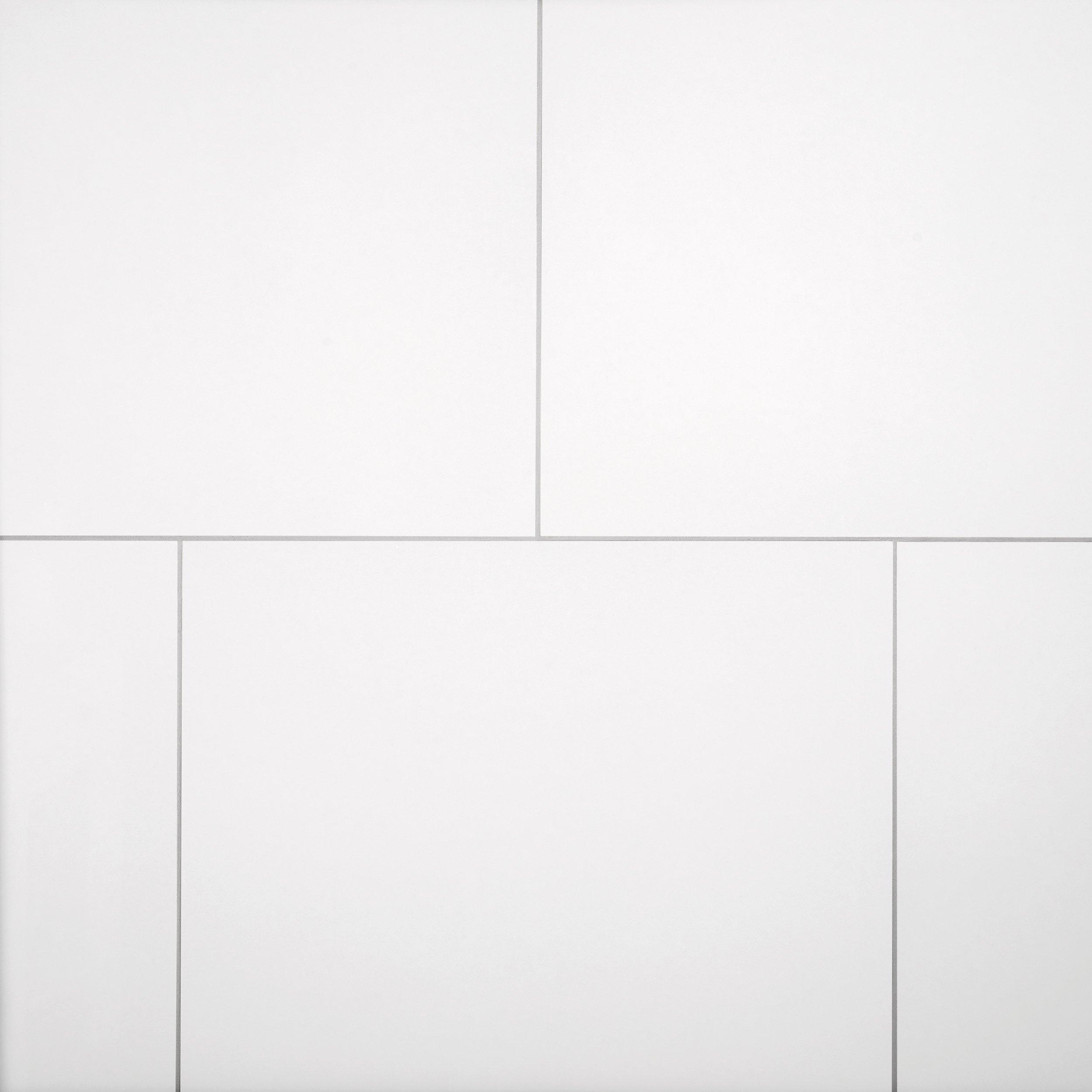Silk White Ceramic Tile 13 X 13 Floor And Decor