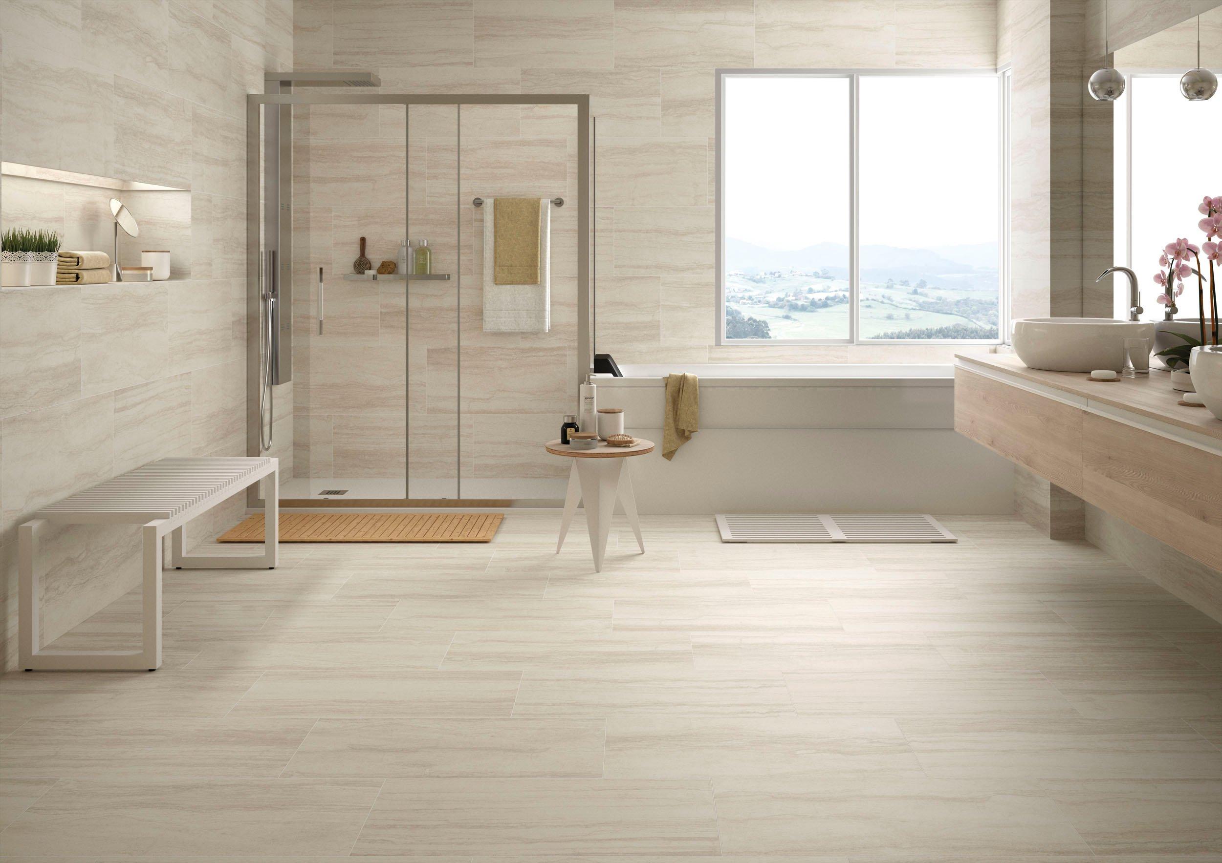 Riverstone Ivory Matte Porcelain Tile