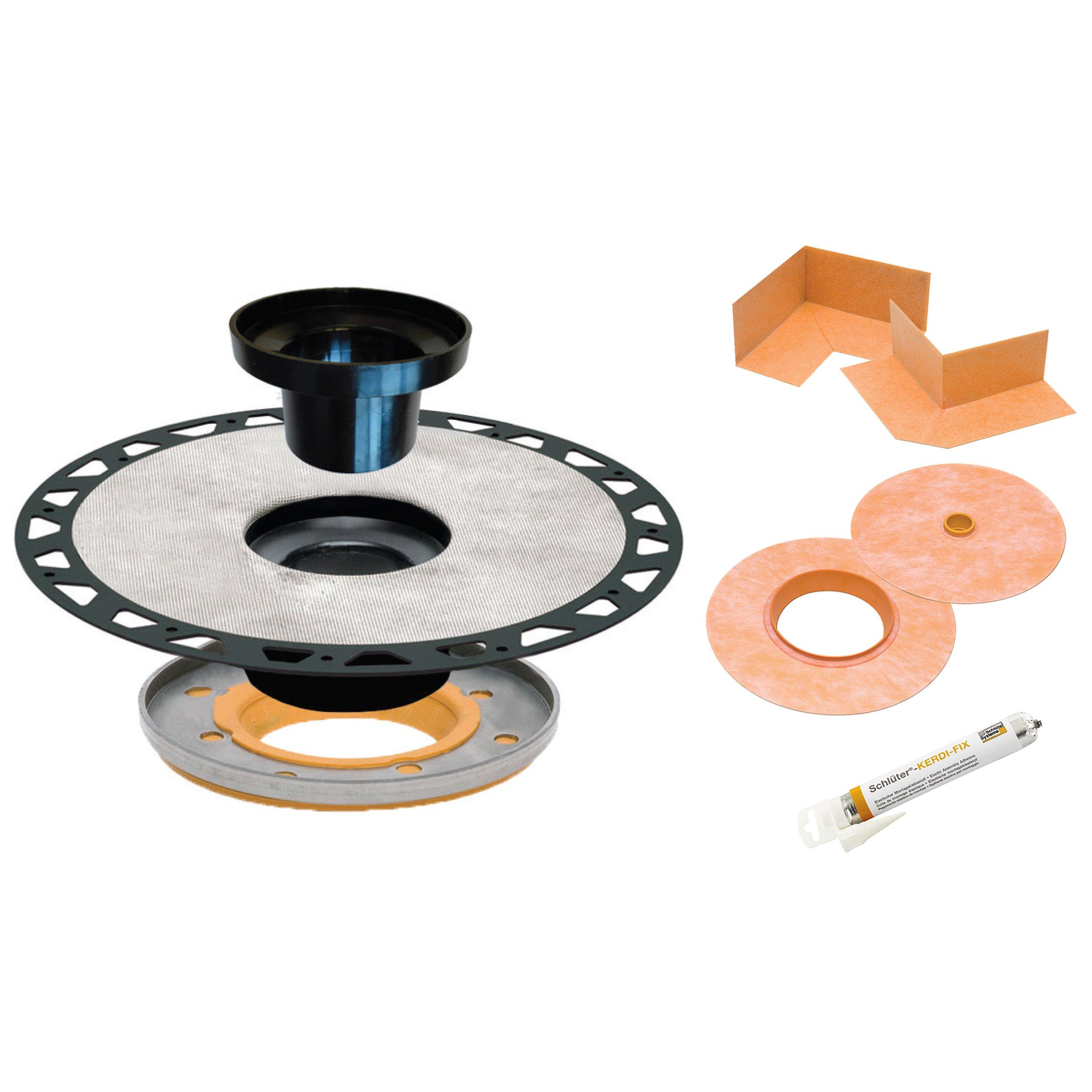 Schluter Kerdi-Drain 5 1/4 Adaptor Flange ABS Kit