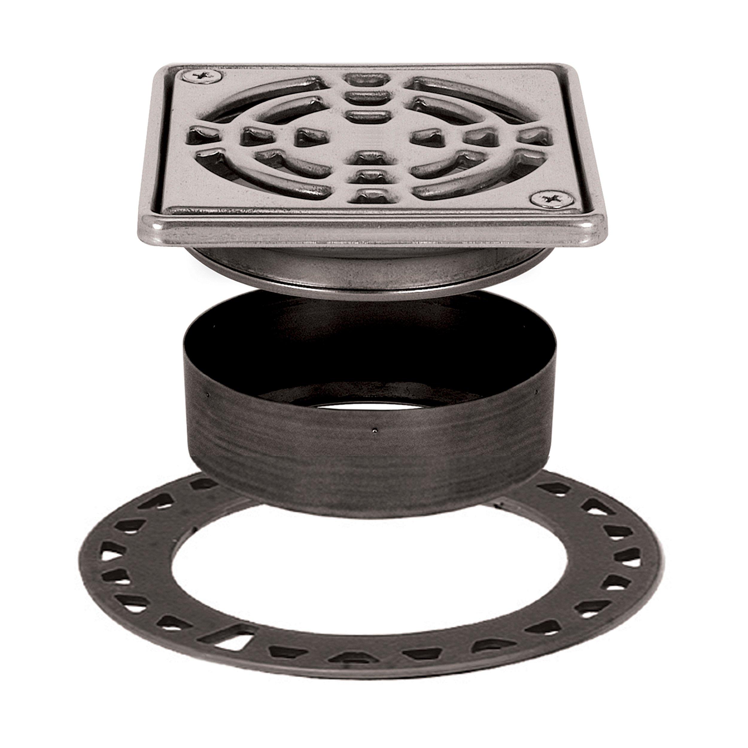 Schluter Kerdi-Drain 4in. Grate Stainless Steel