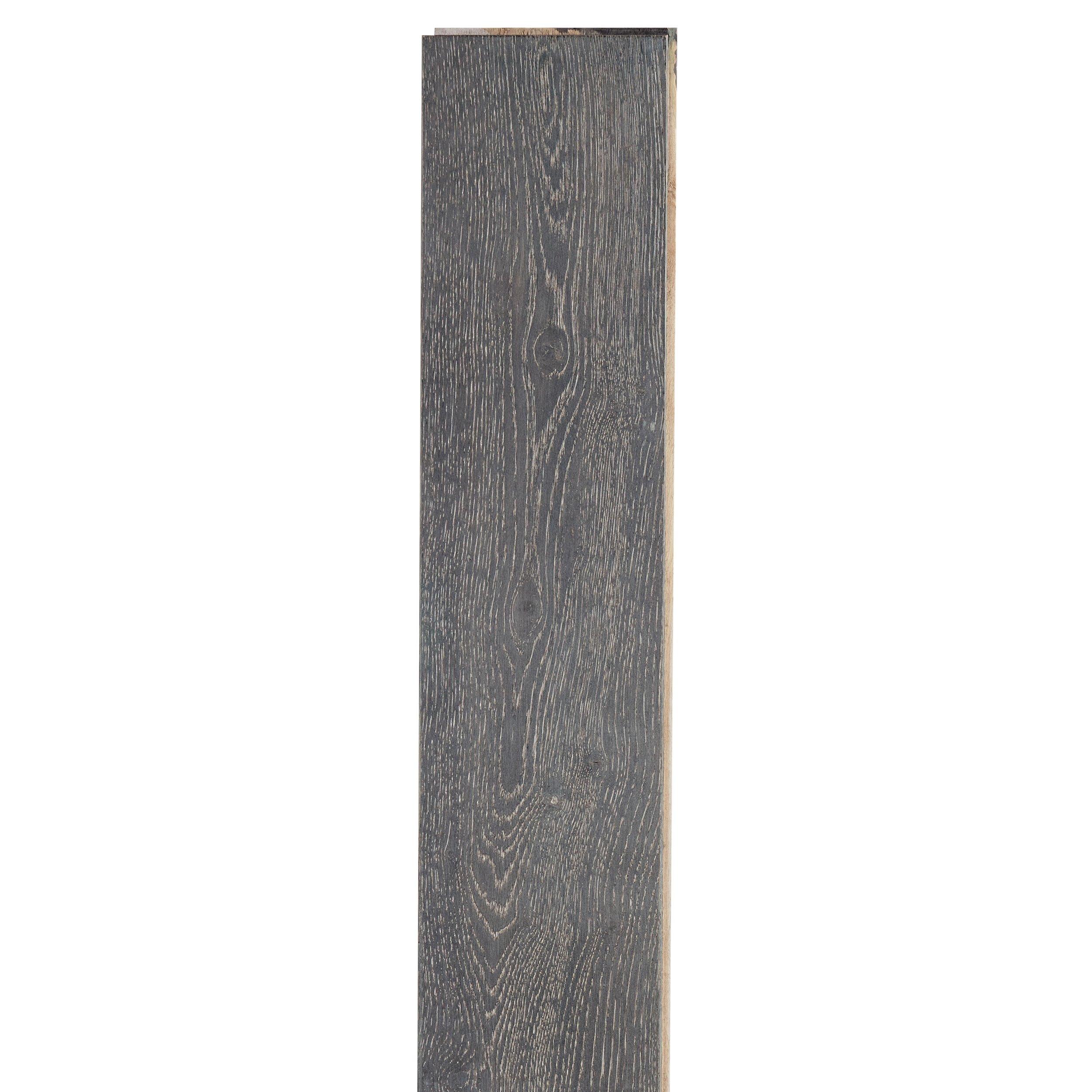 Canterbury Gray White Oak Wire Brushed Engineered Hardwood