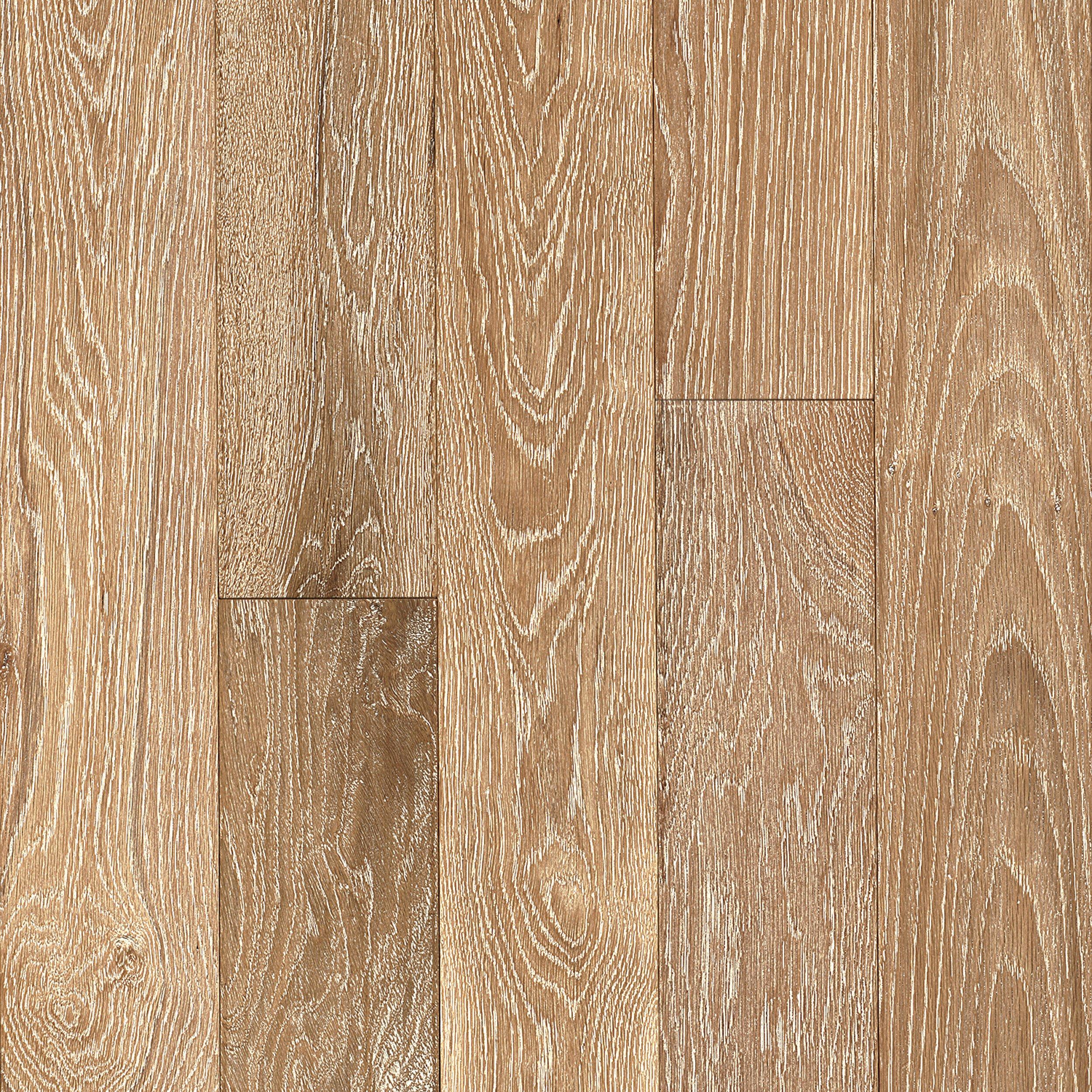 Arles White Oak Distressed Solid Hardwood