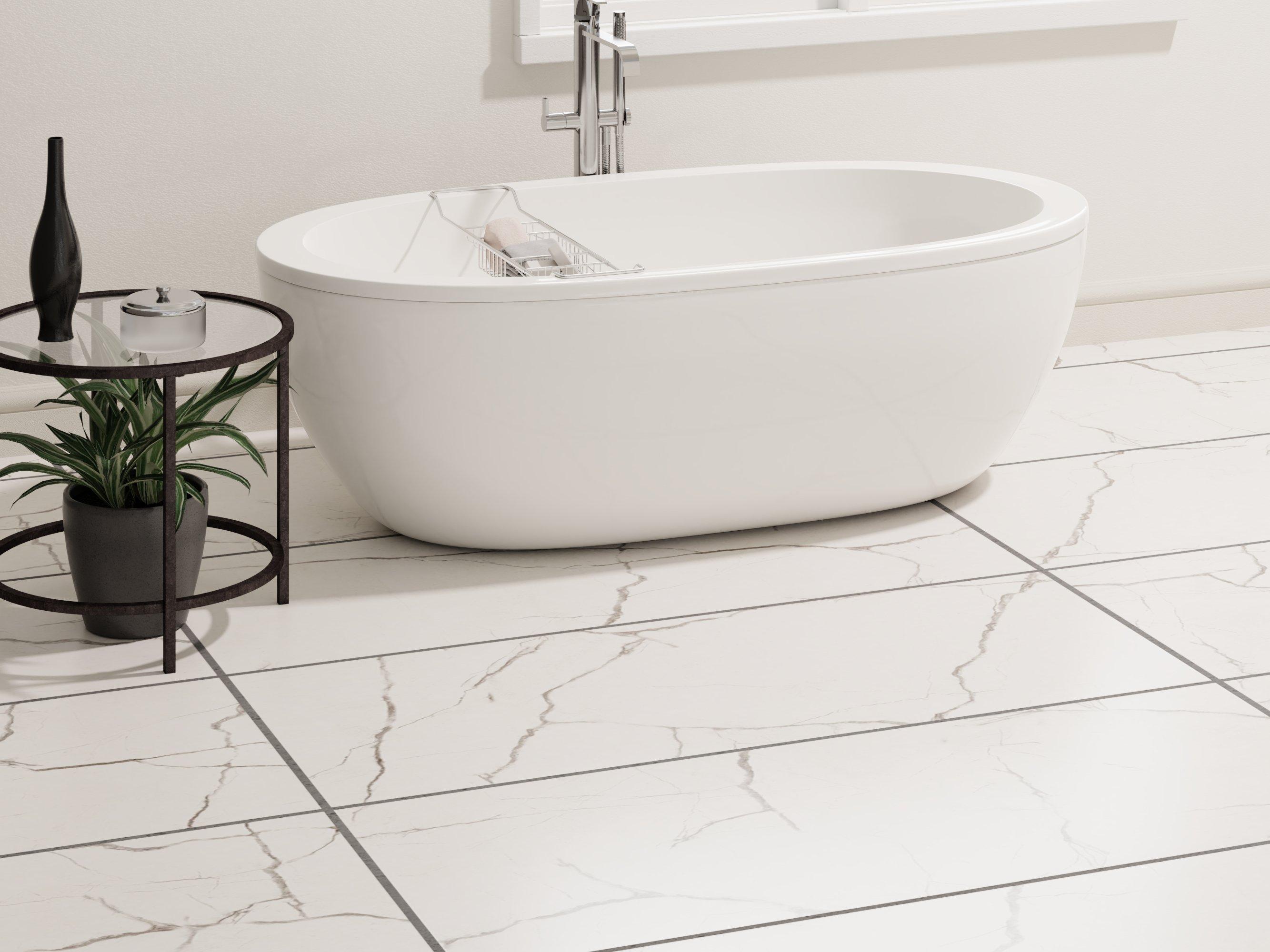 Vittorio Bianco Polished Porcelain Tile