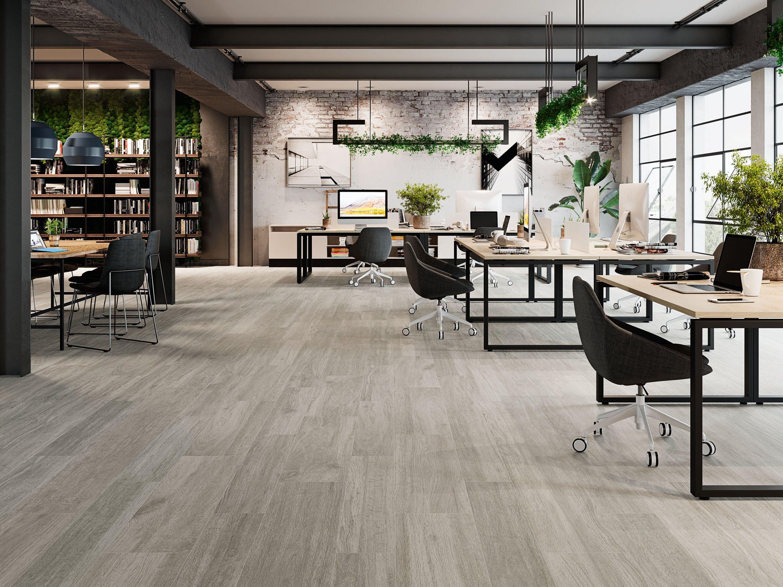 Floor & Decor | Hard Grey Wood Plank Porcelain Tile, 6 x 24, 10 mm Thick