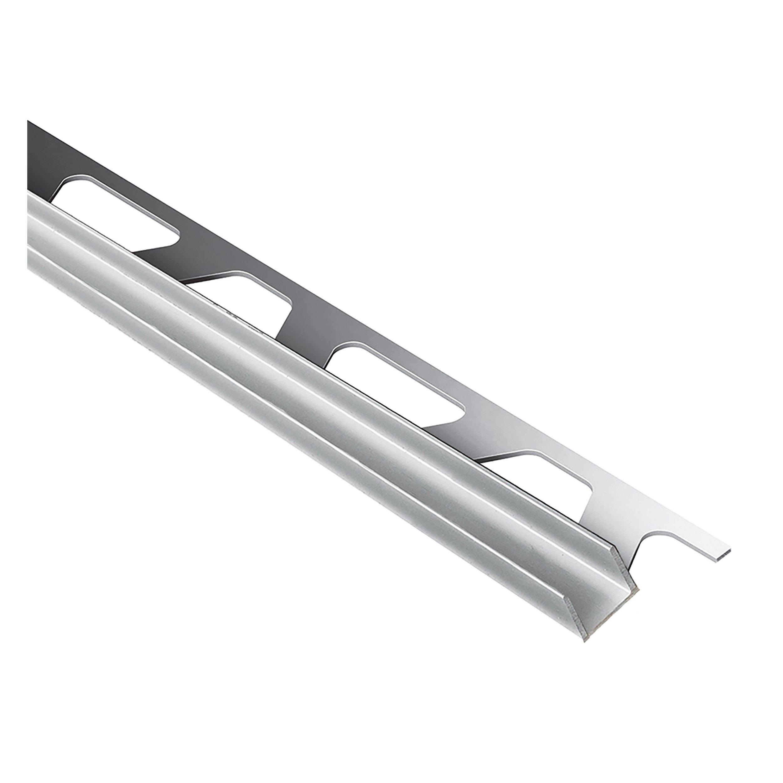 Schluter Deco-Sg 7/16in. Bright Chrome Anodized Aluminum 15mm