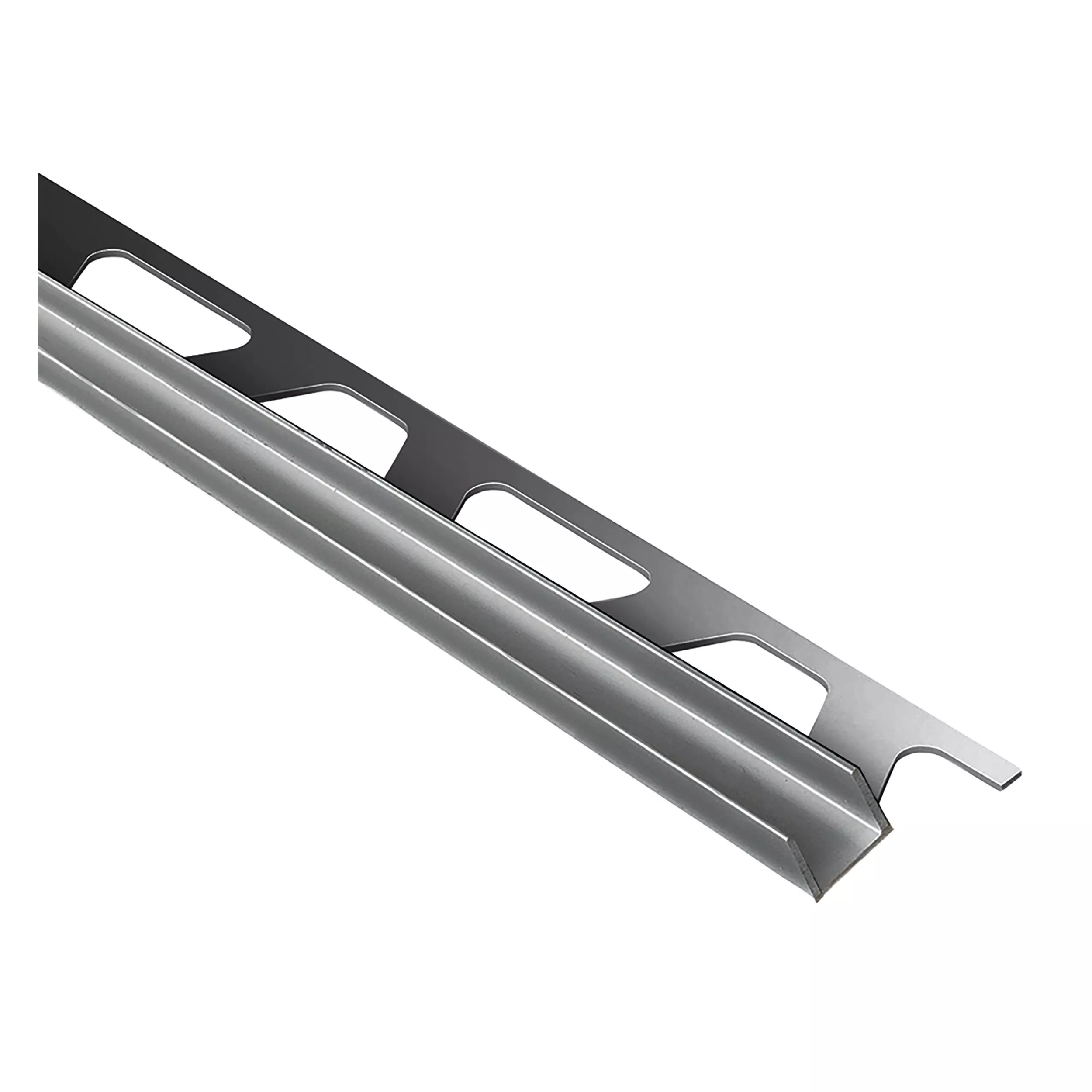 Schluter Deco-Sg 1/2in. Brushed Stainless Steel