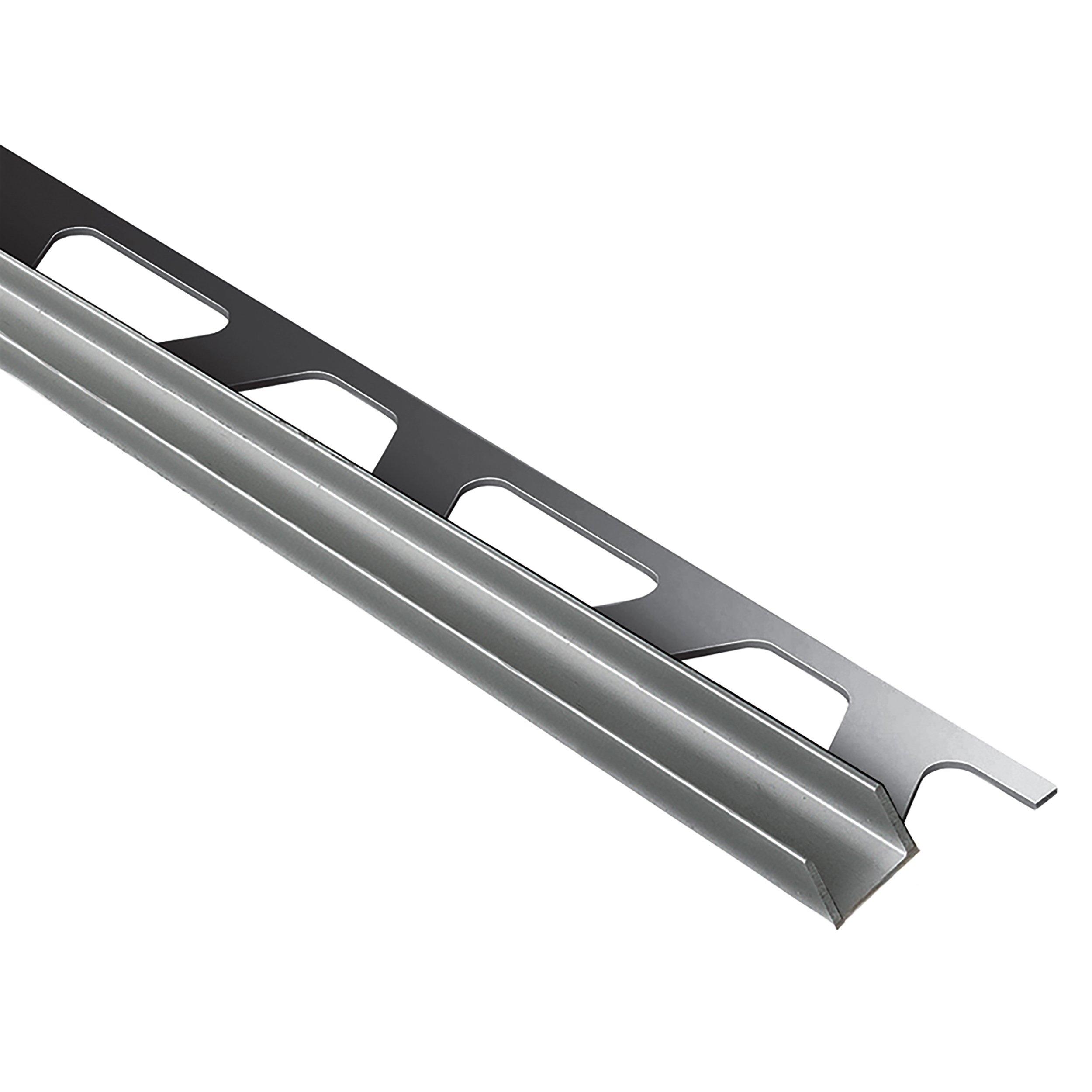 Schluter Deco-Sg 1/2in. Brushed Stainless Steel 15mm