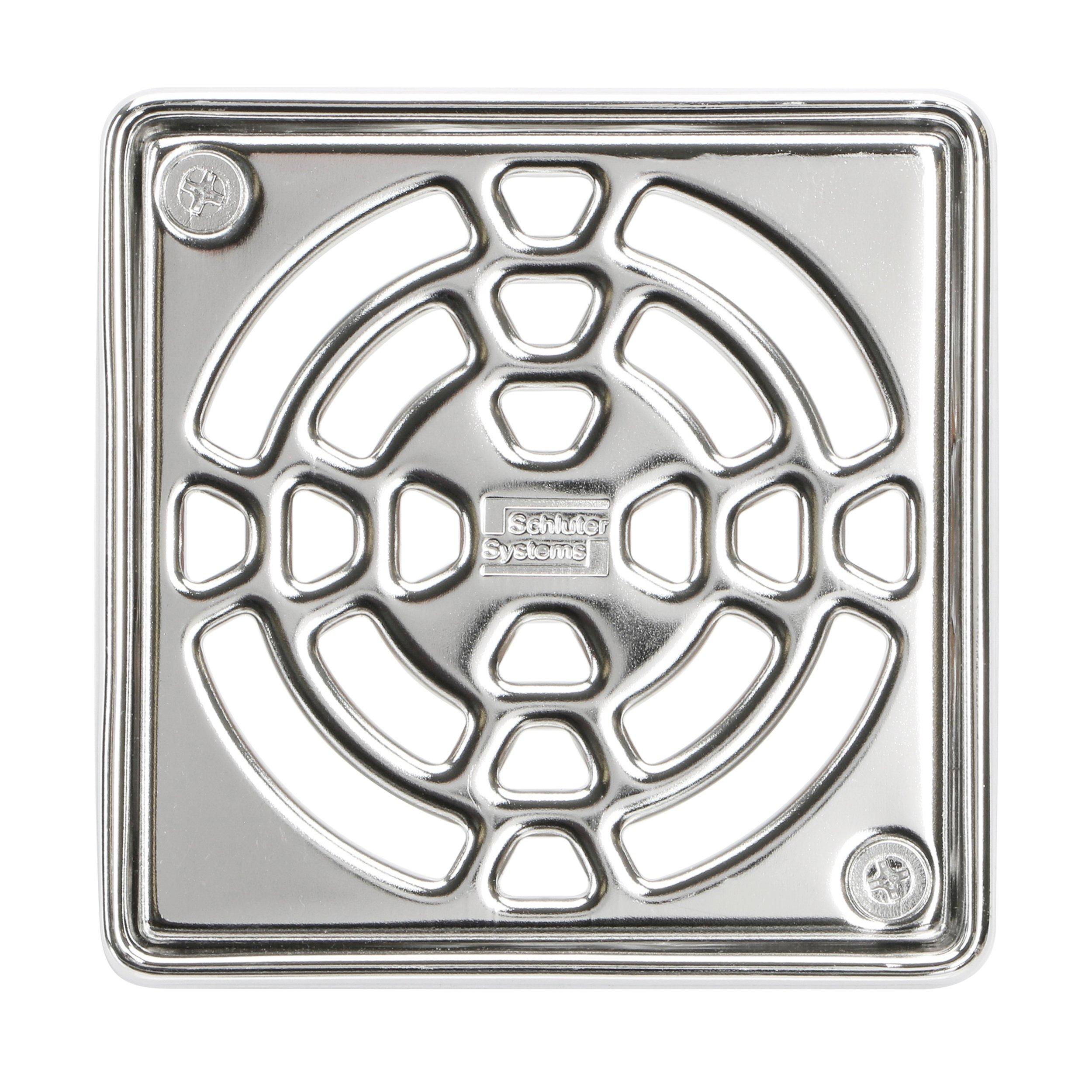 Schluter Kerdi-Drain 4in. Grate Chrome