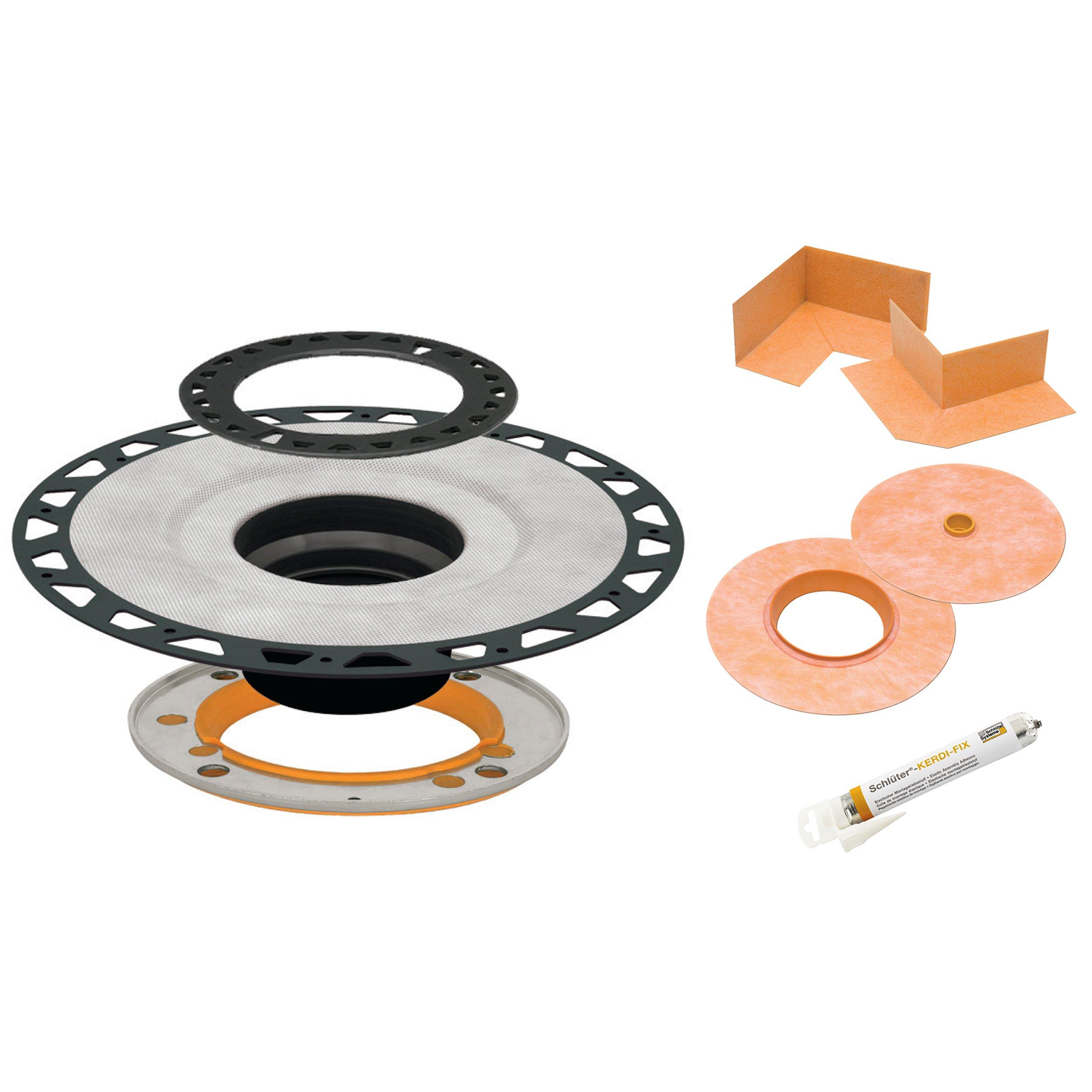 Schluter Kerdi-Drain Kit Adapt 7-1/4in. ABS Flange