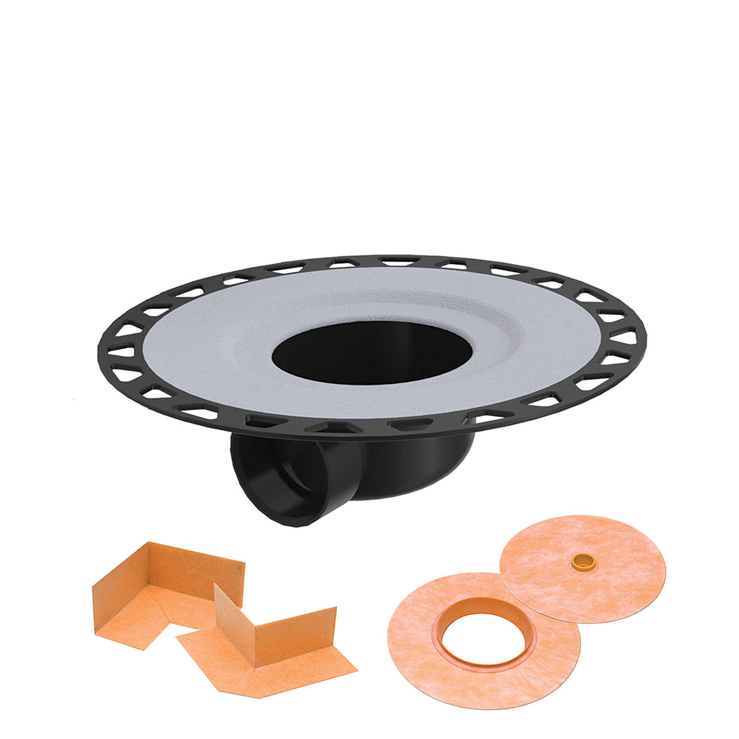 Schluter Kerdi-Drain with Horizontal Outlet 2 ABS with Corners and Seals