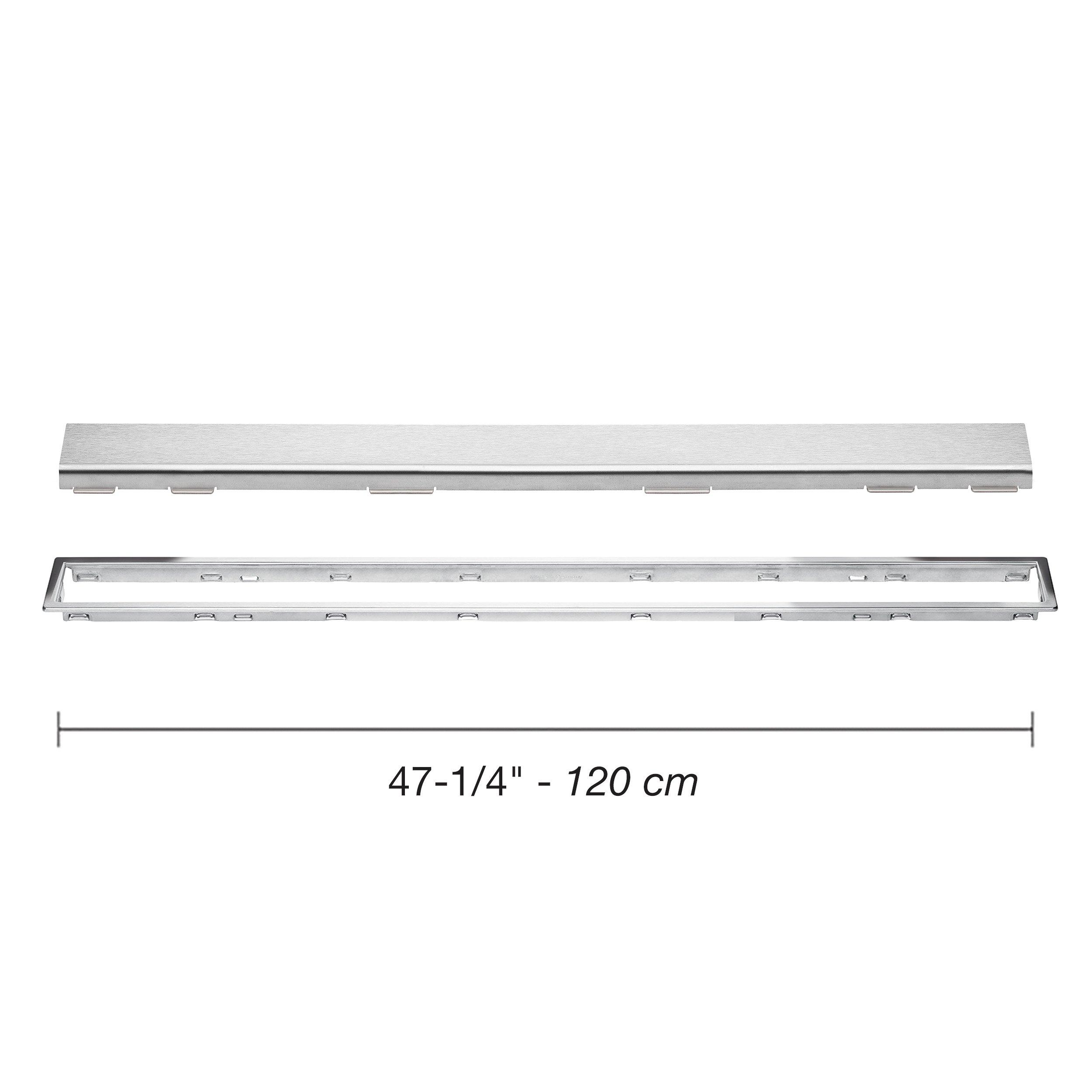Schluter Kerdi-Line 3/4in. Frame 48in. Closed Grate