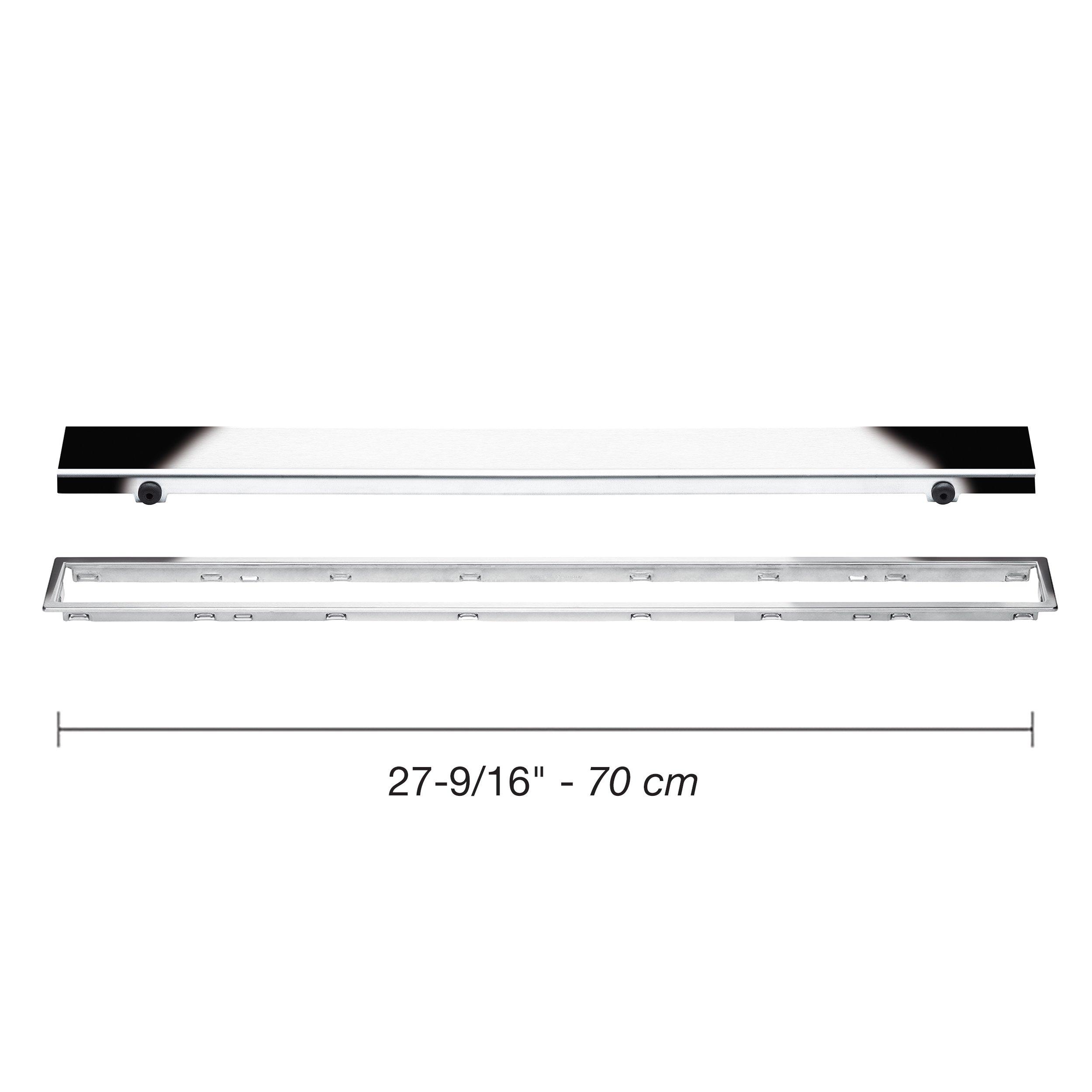 Schluter Kerdi-Line 3/4in. Frame Closed Chrome Grate