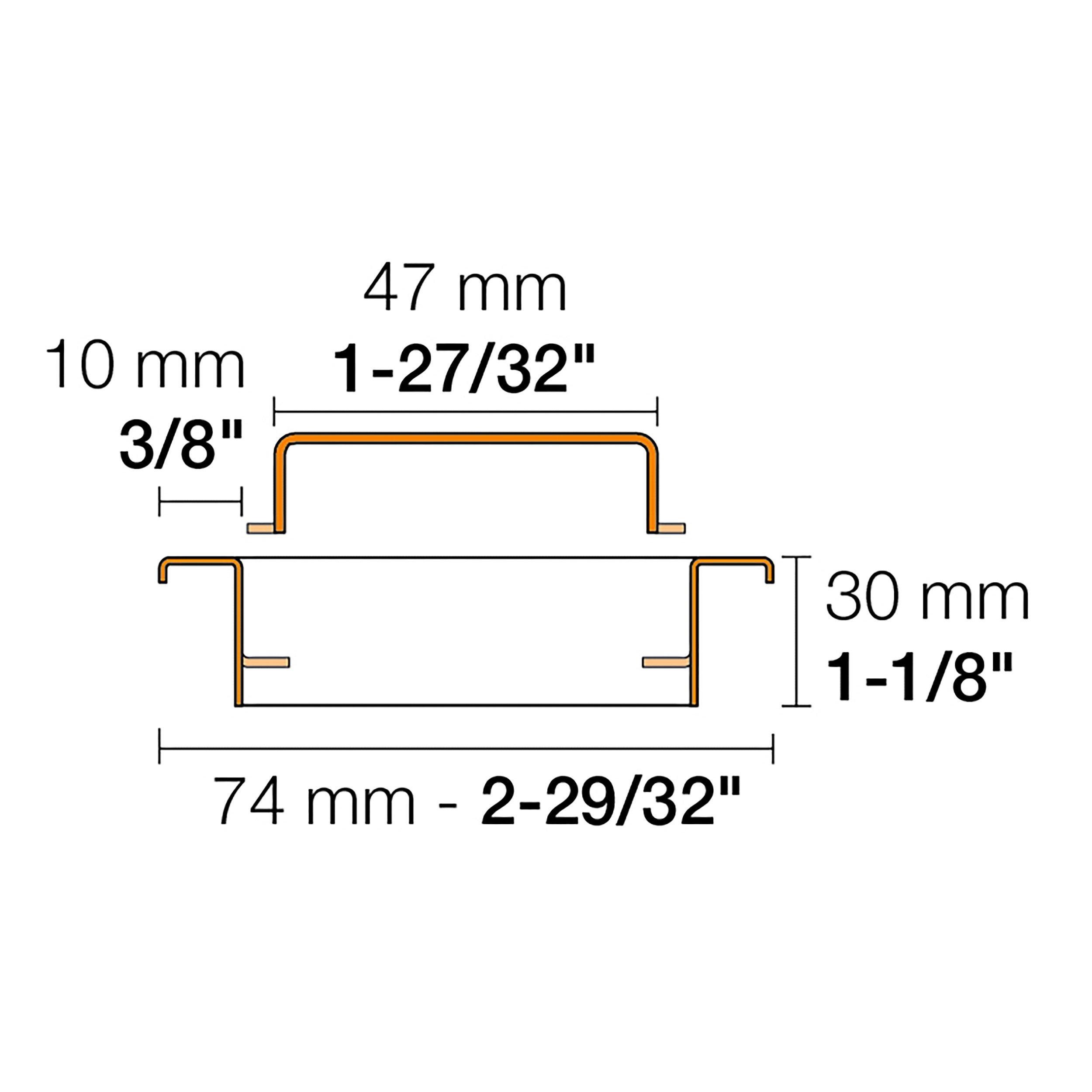 Schluter Kerdi-Line 1 1/8in. Frame 40in. Closed Grate