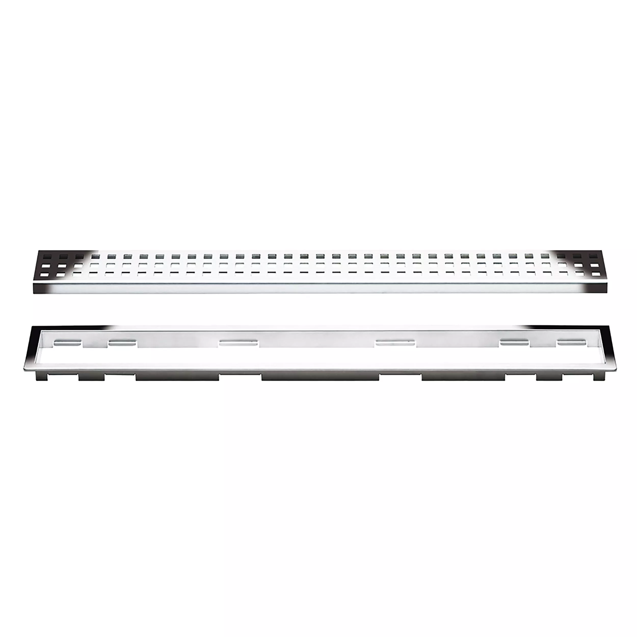 Schluter Kerdi-Line 3/4in. Frame 44in. Perforated Grate Chrome