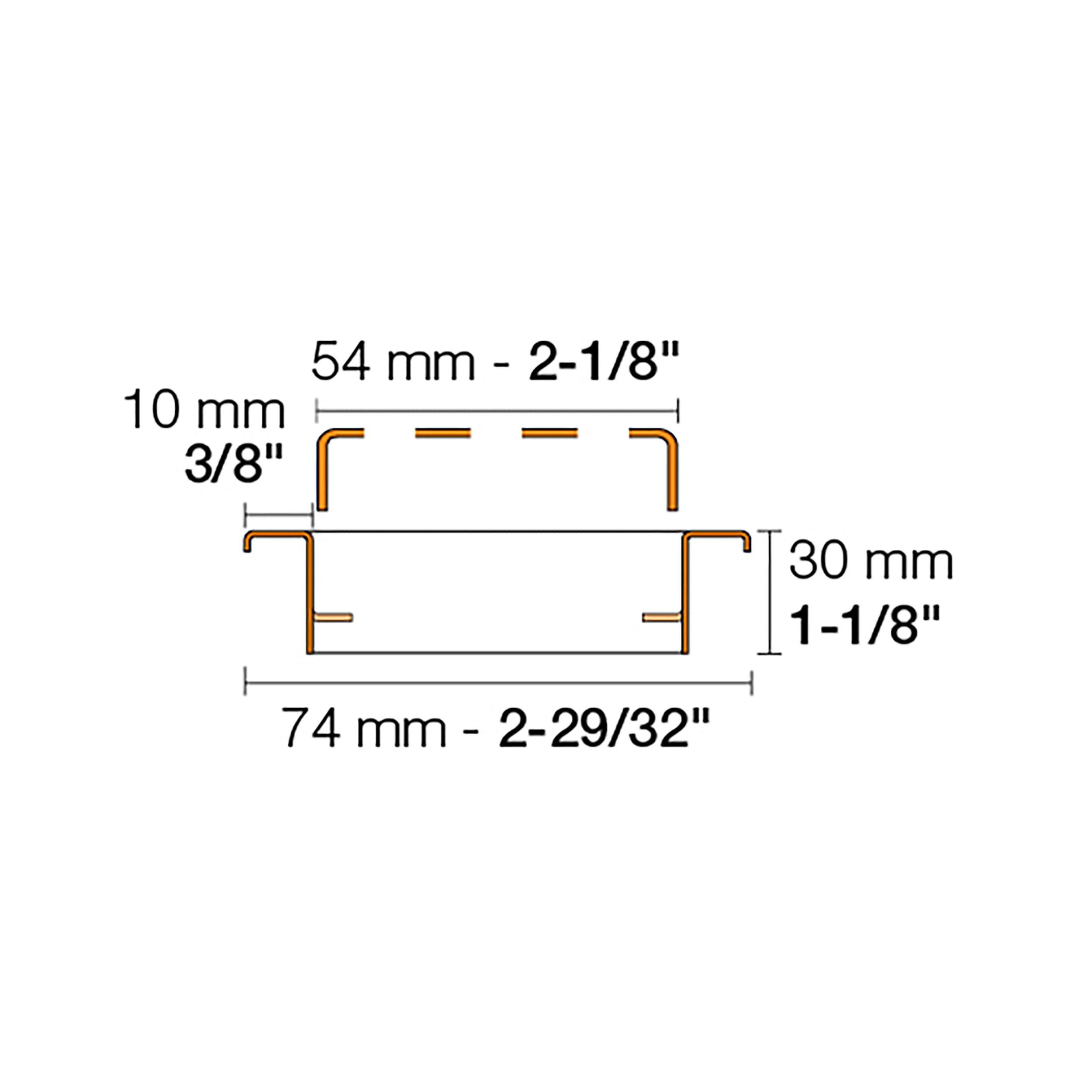 Schluter Kerdi-Line 1 1/8in. Frame 24in. Perforated Grate