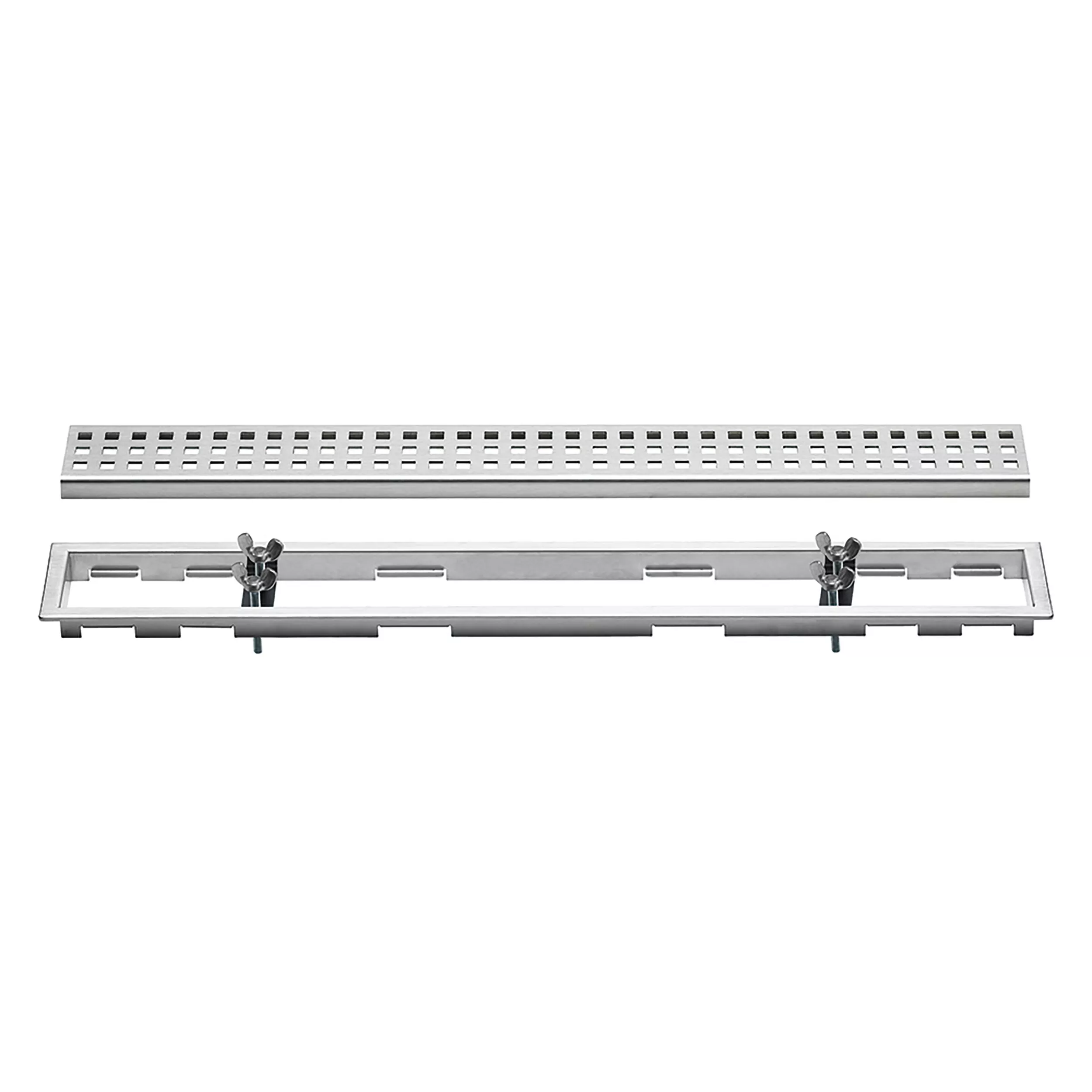 Schluter Kerdi-Line 3/4in. Frame with Lock 40in. Perforated Grate