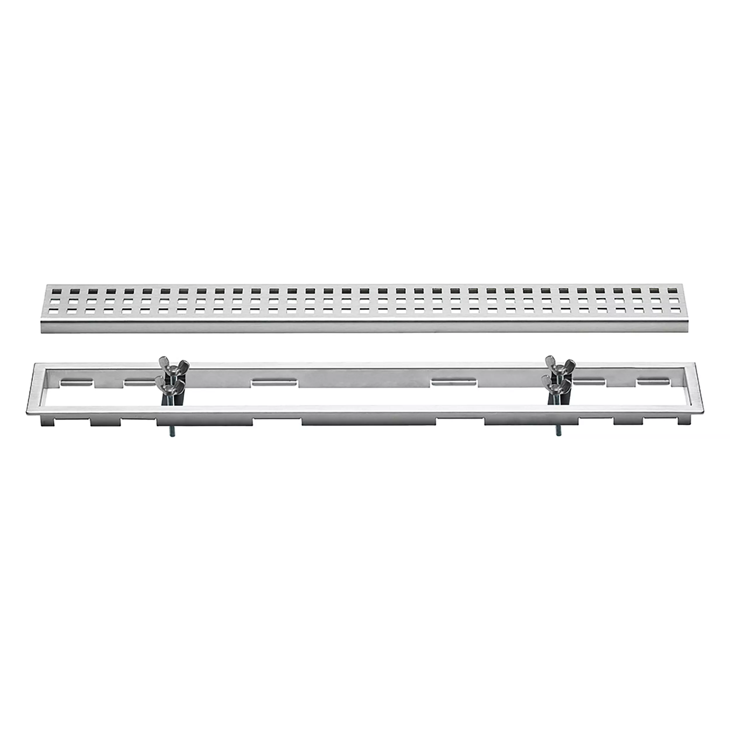 Schluter Kerdi-Line 3/4in. Frame with Lock 48in. Perforated Grate