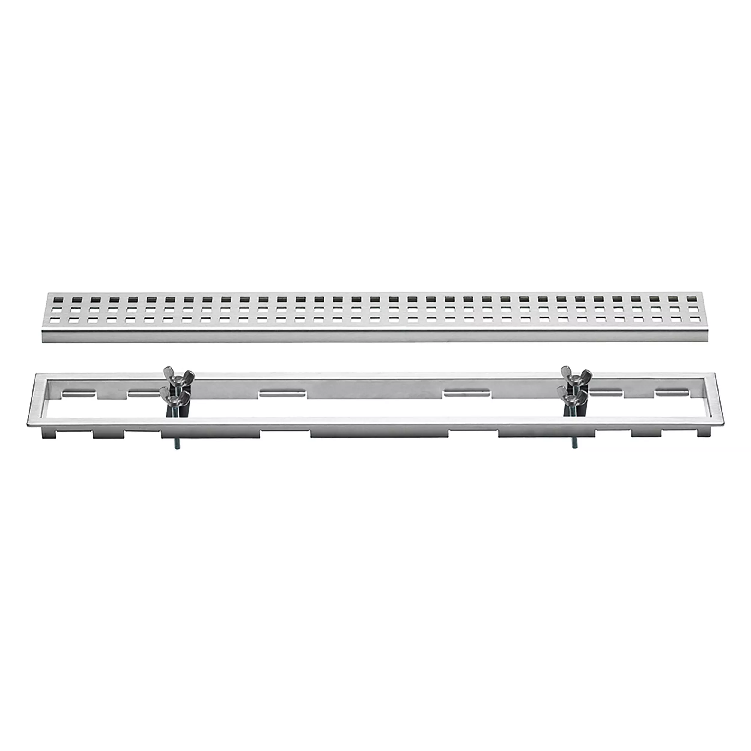 Schluter Kerdi-Line 3/4in. Frame with Lock 64in. Perforated Grate