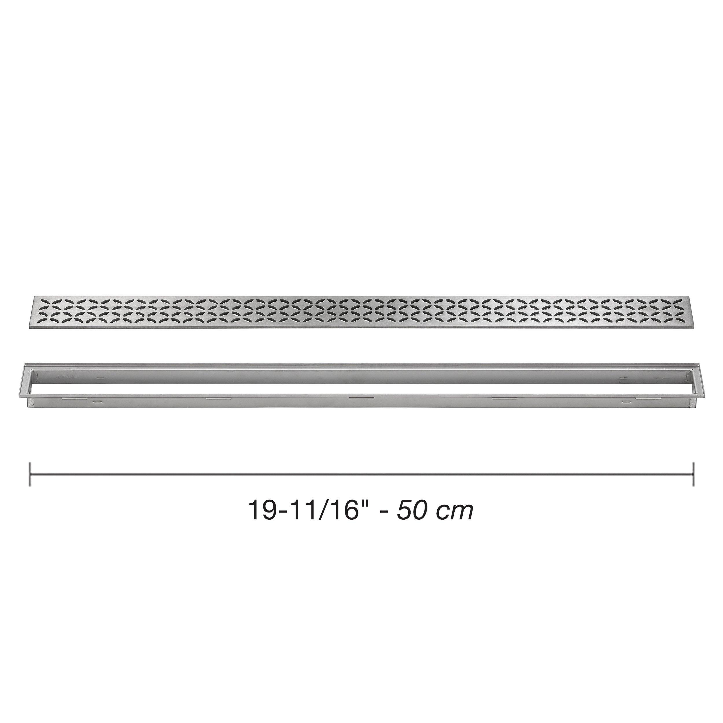 Schluter Kerdi-Line 29/32 Frame 19 11/16 Floral Grate