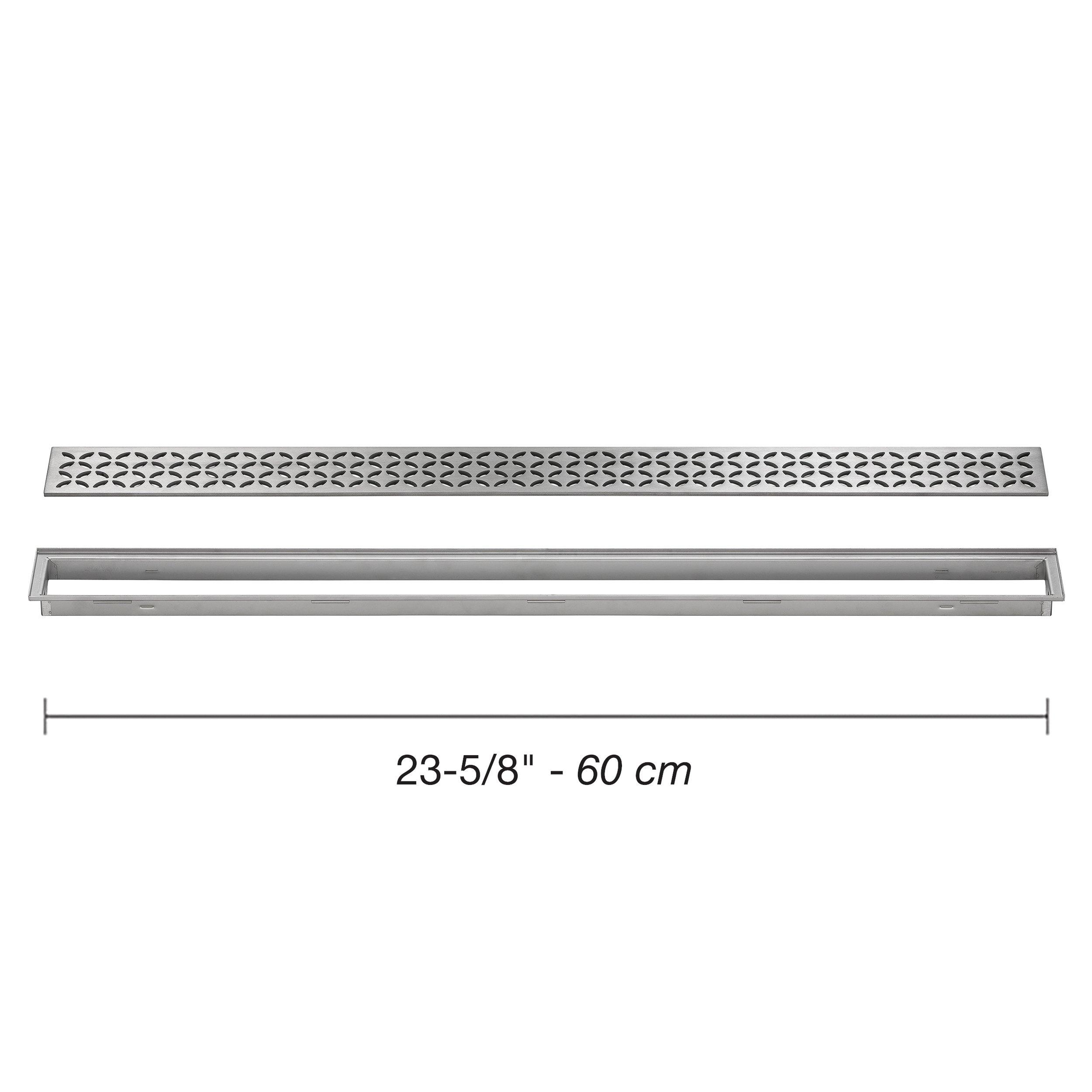 Schluter Kerdi-Line 29/32 Frame 23 5/8 Floral Grate