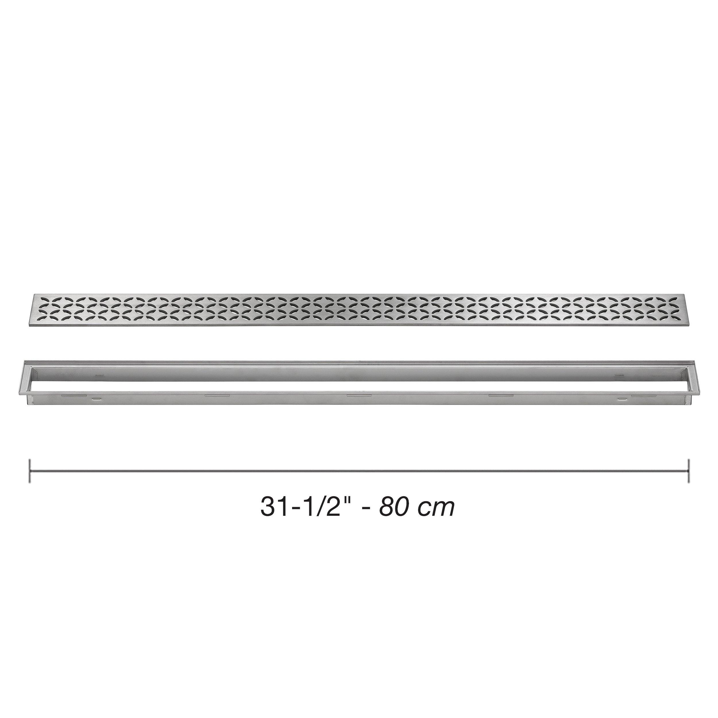 Schluter Kerdi-Line 29/32 Frame 31 1/2 Floral Grate