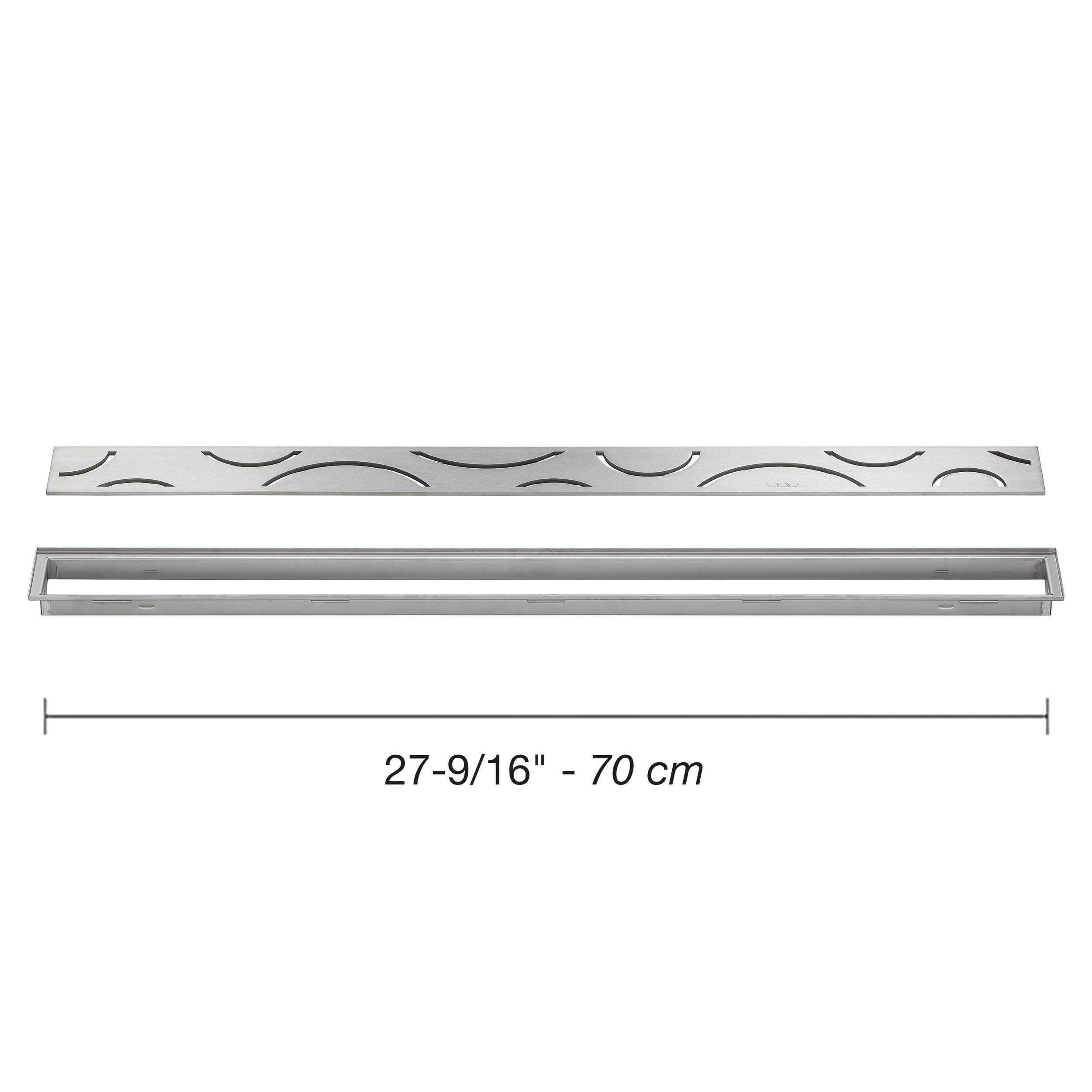 Schluter Kerdi-Line 29/32in. Frame 27 9/16in. Curve Grate
