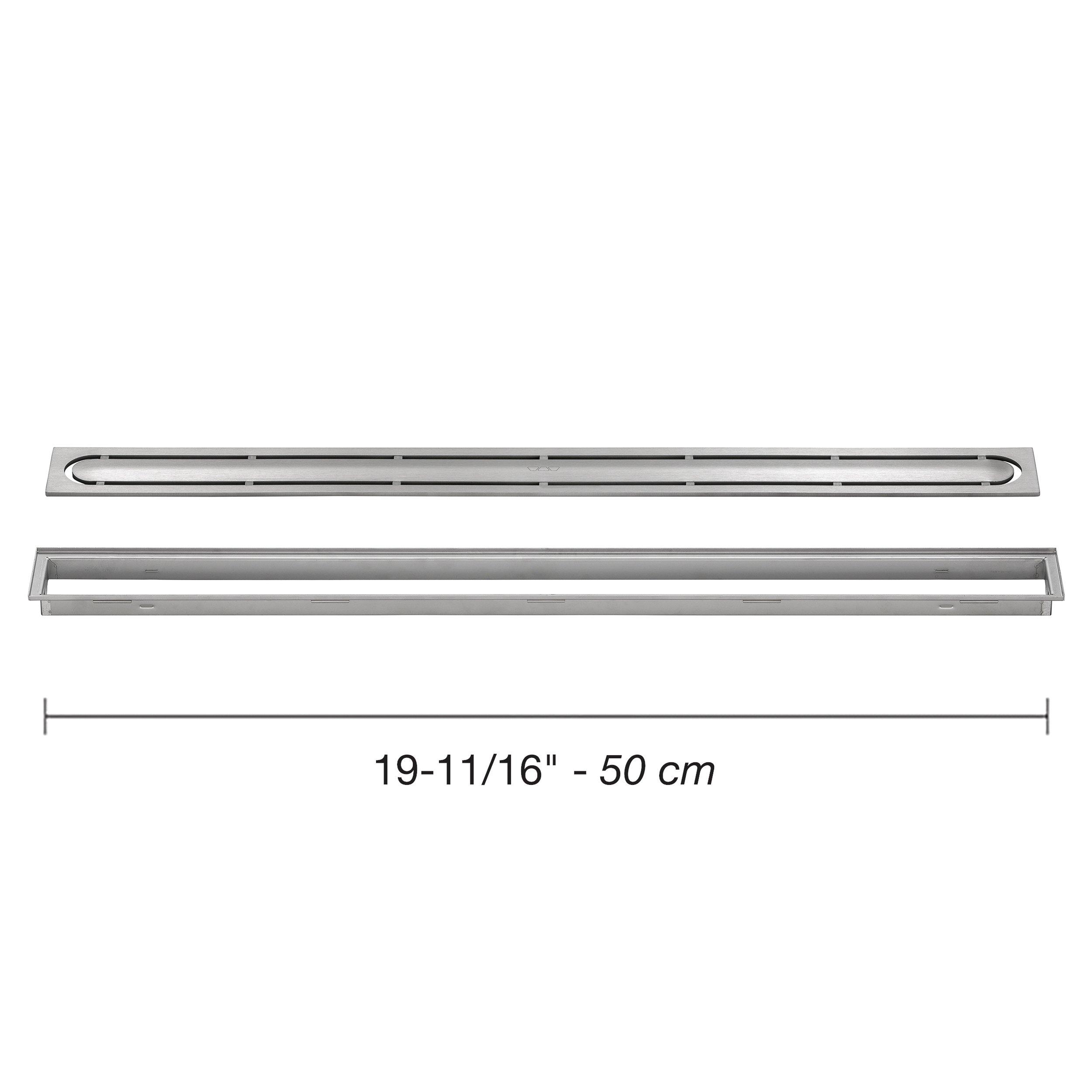 Schluter Kerdi-Line 29/32in. Frame 19 11/16in. Perforated Grate