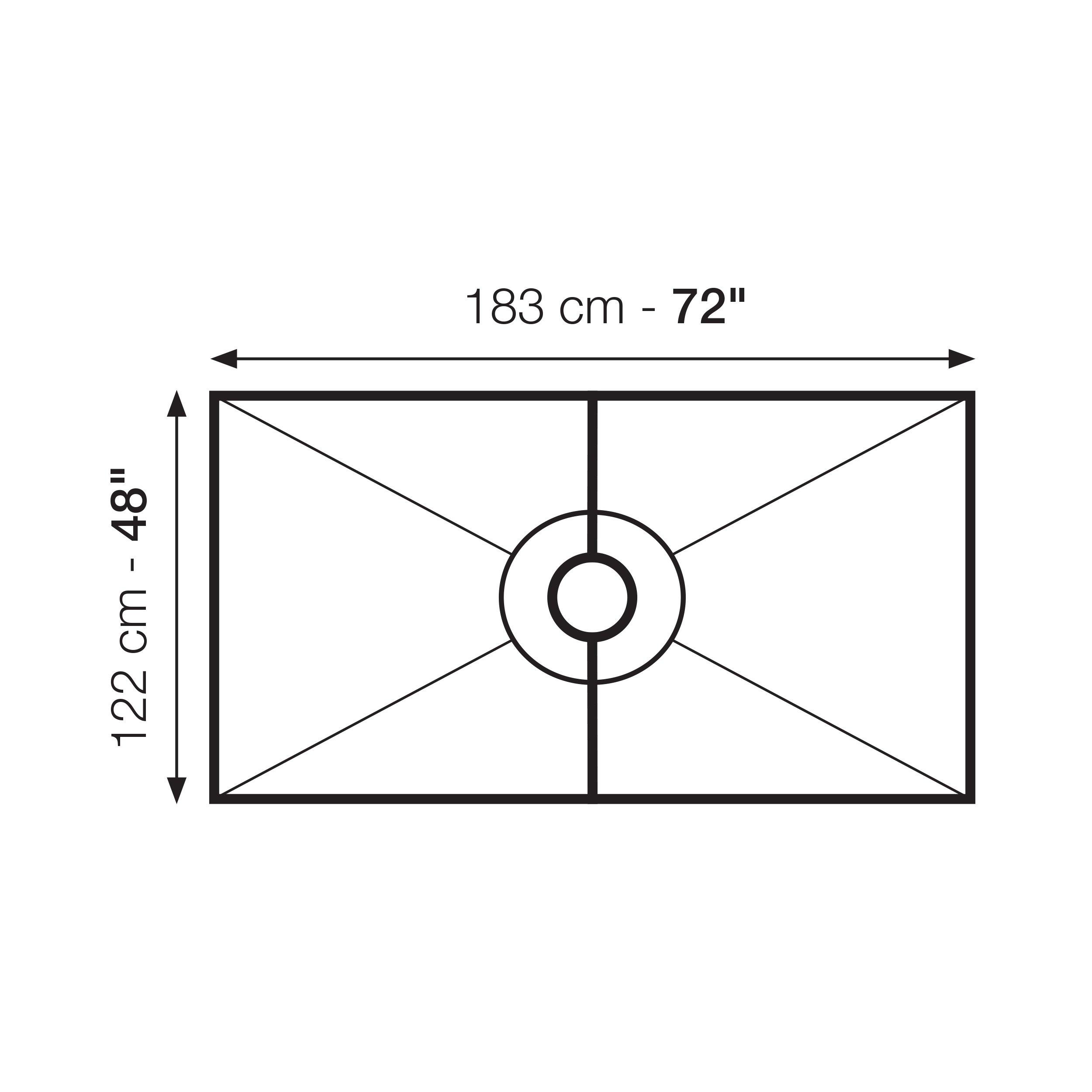 Schluter Kerdi-Shower Kit 48in. x 72in. PVC Flange 2