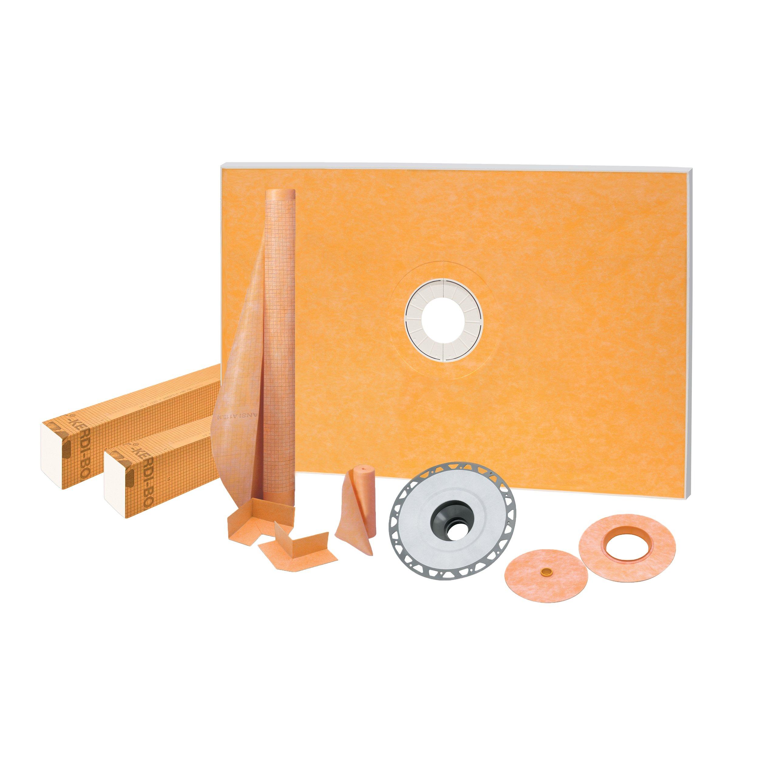 Schluter Kerdi-Shower Kit 48in. x 72in. PVC Flange 2
