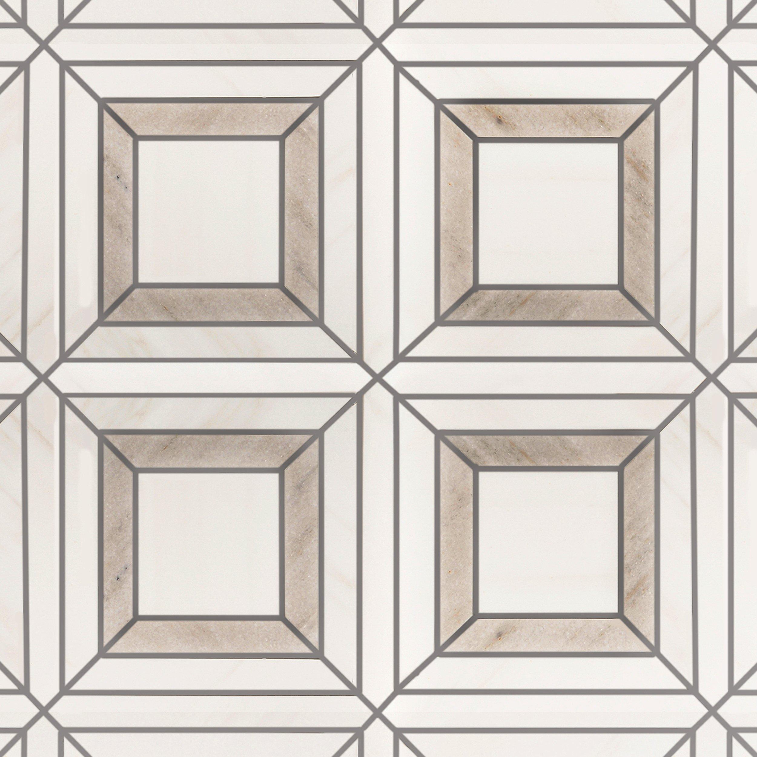 Madison Dolomite Polished Marble Mosaic