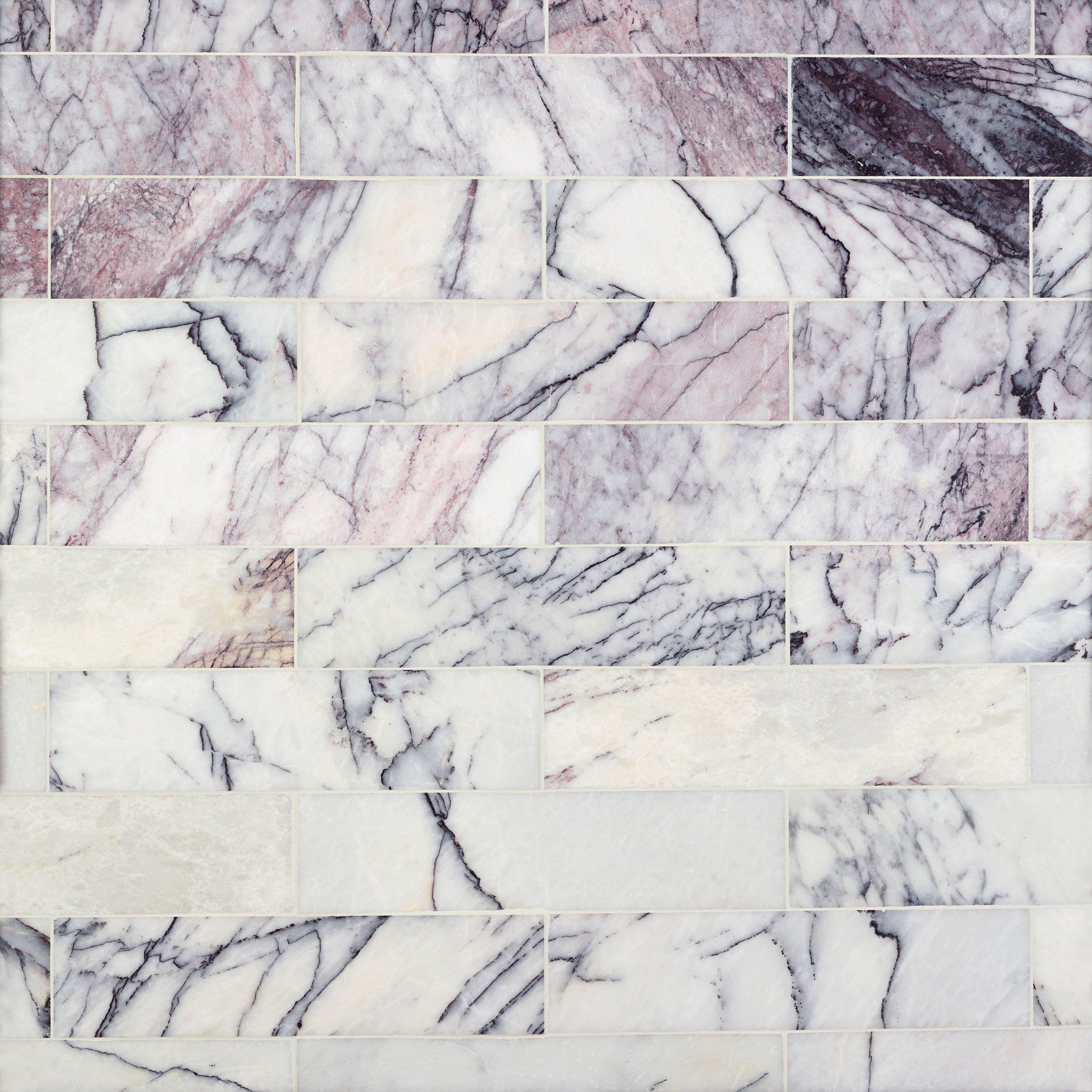 Amethyst Polished Marble Tile | Floor and Decor