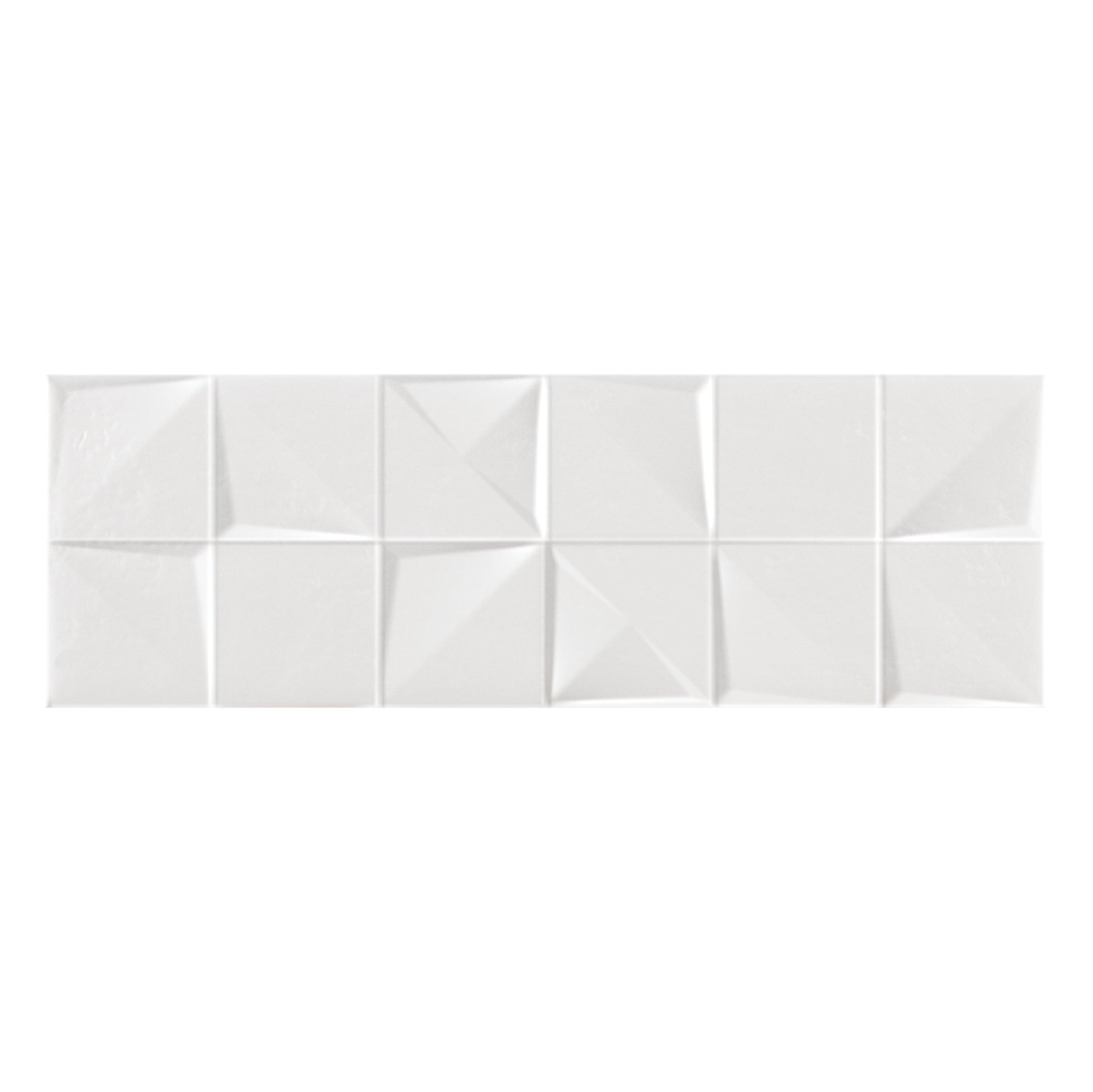 Breeze Blanco II Polished Ceramic Tile - 10 x 28 ...
