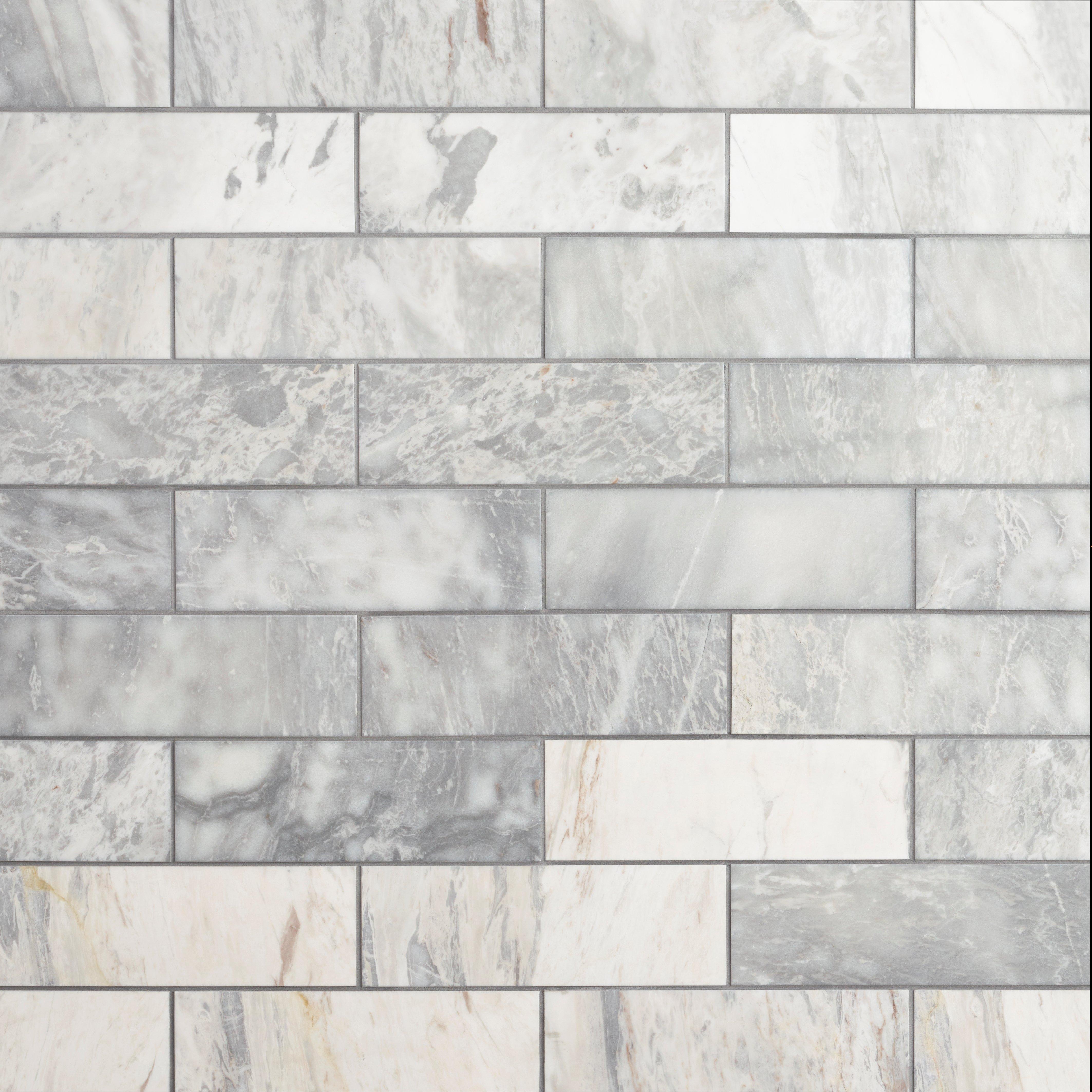 Solco White Polished Marble Tile