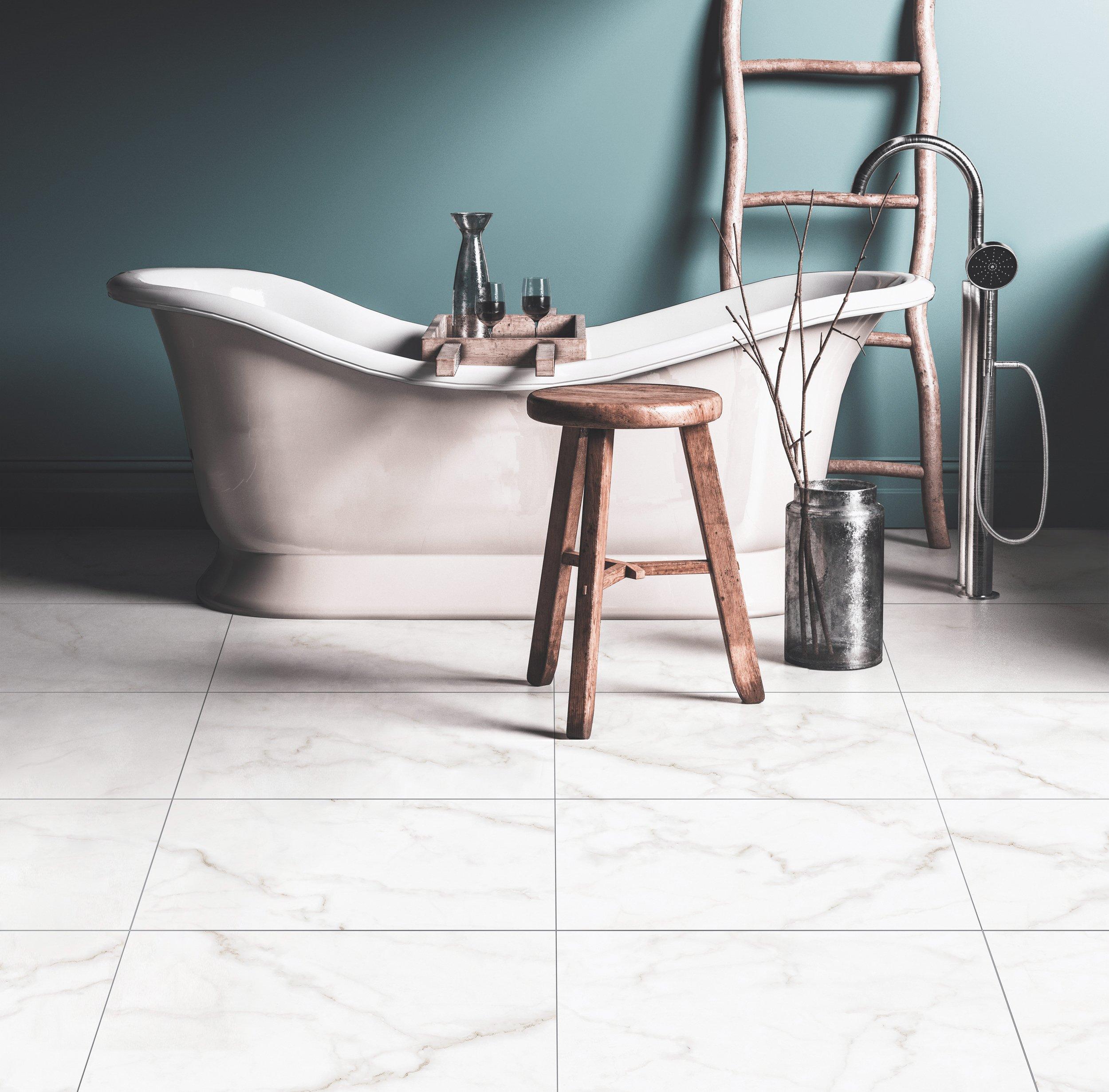 Venato II Matte Porcelain Tile - White Tile | Floor And Decor