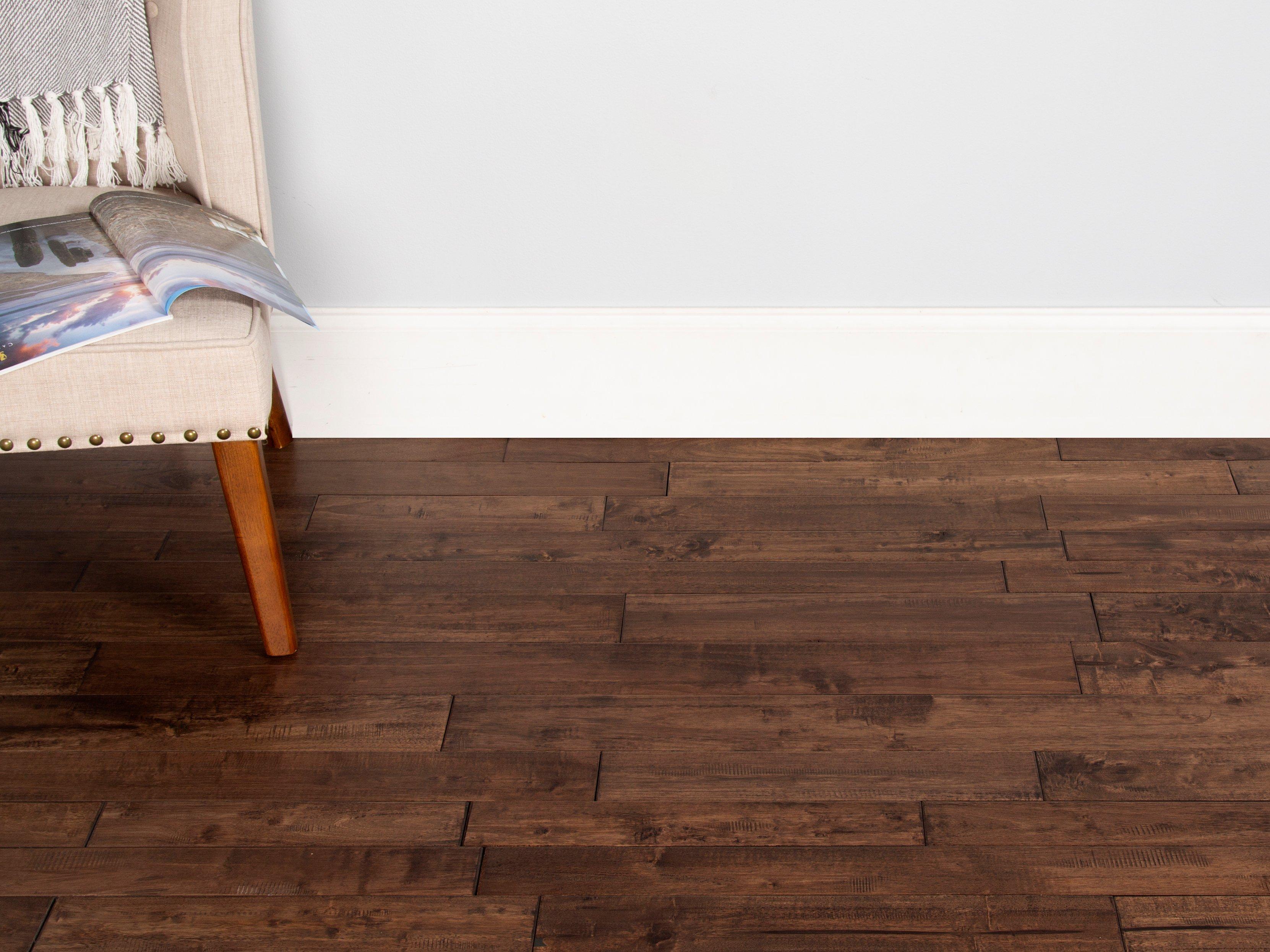 Hevea Meno Distressed Solid Hardwood