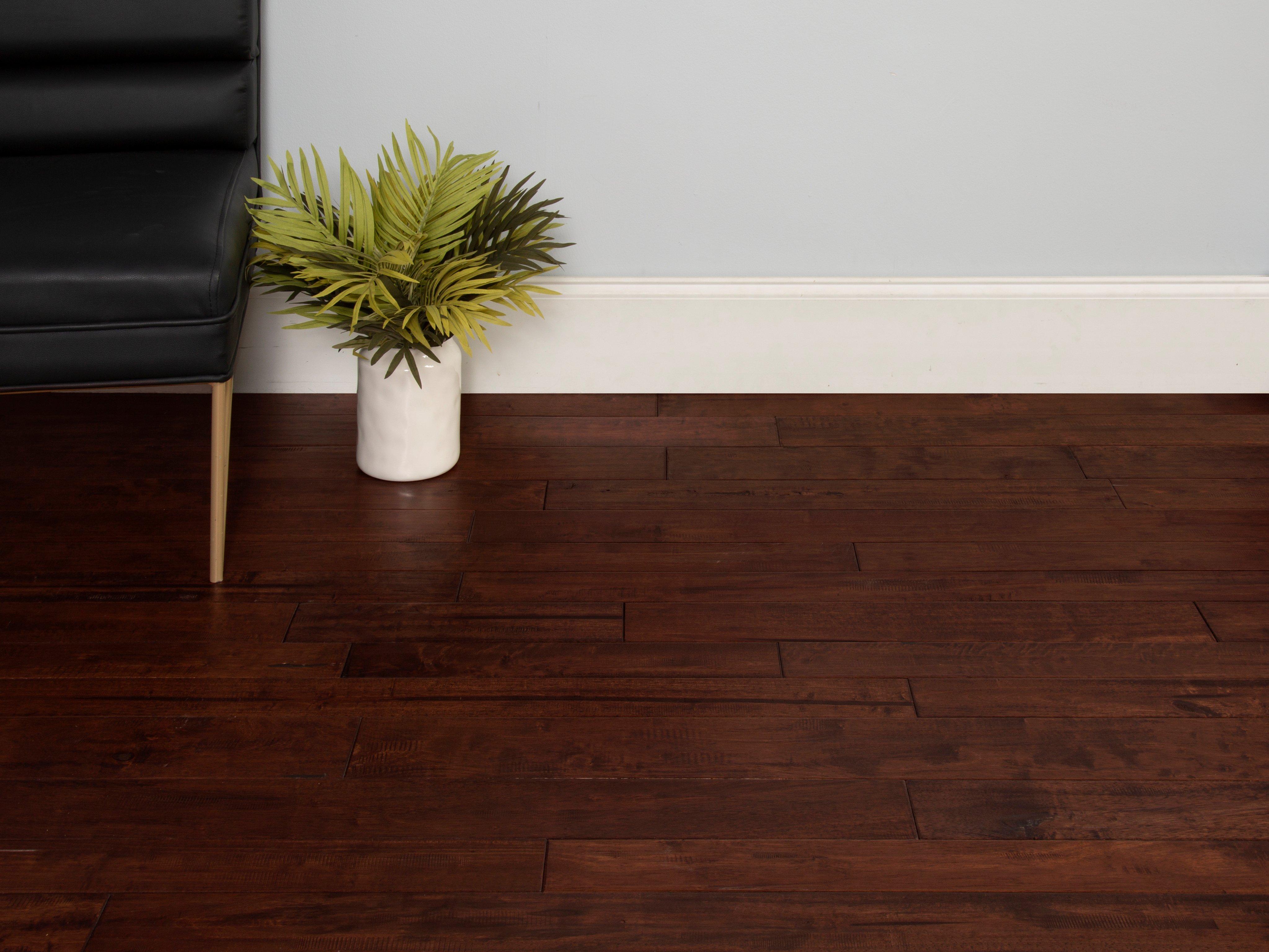 Hevea Jaya Distressed Solid Hardwood