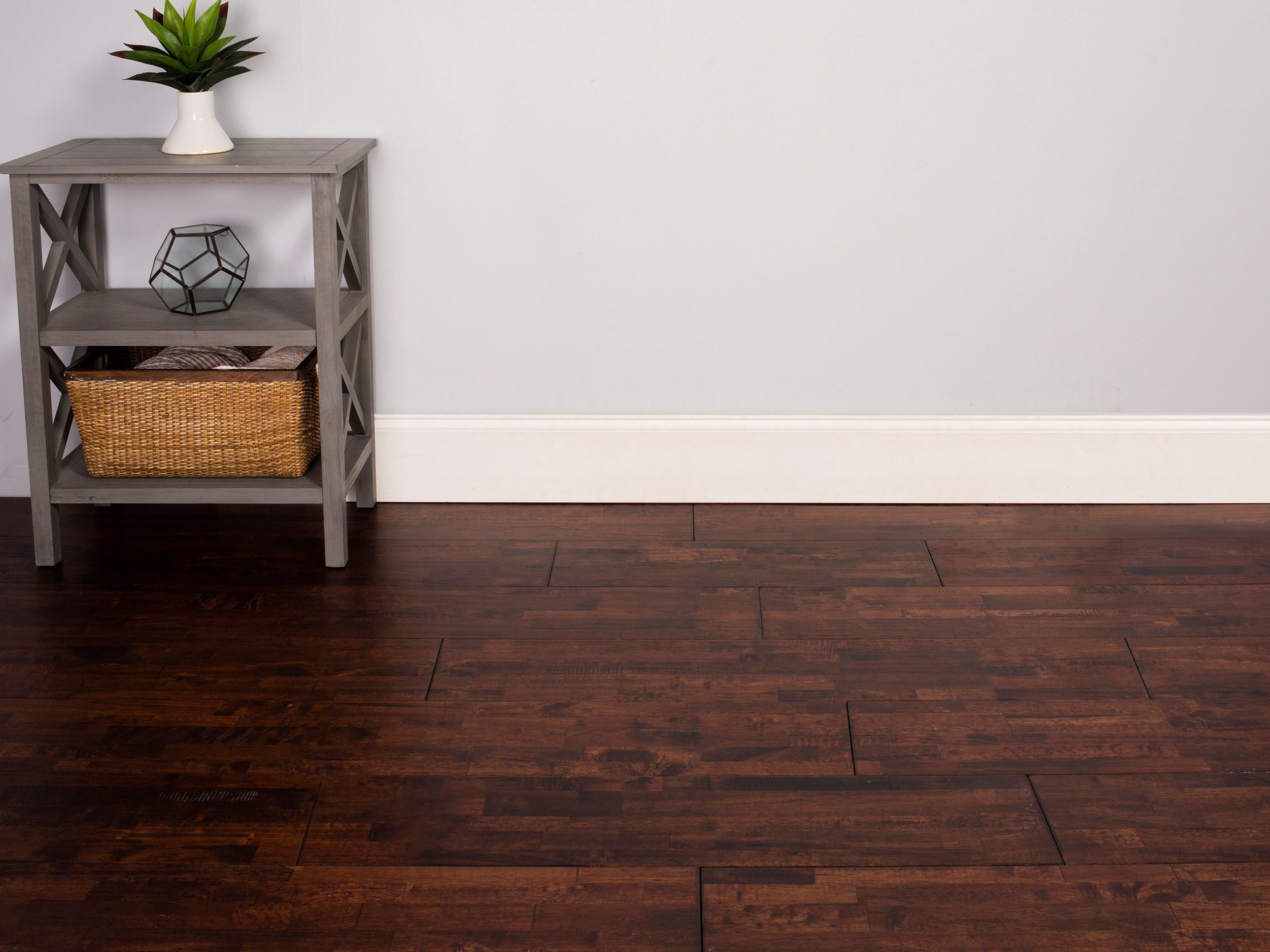 Hevea Komodo Distressed Solid Hardwood