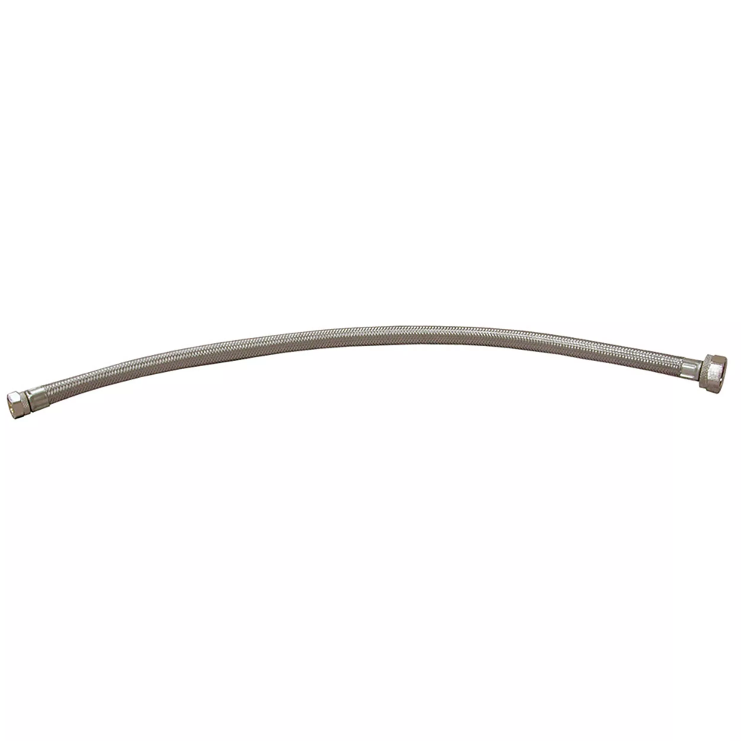 Jones Stephens 3/8in. x 1/2in. OD x FIP Flexible Stainless Steel Faucet Connector
